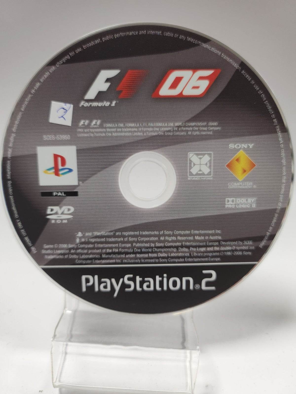 F1 06 (Disc Only) Playstation 2 - Feniks Gameshop