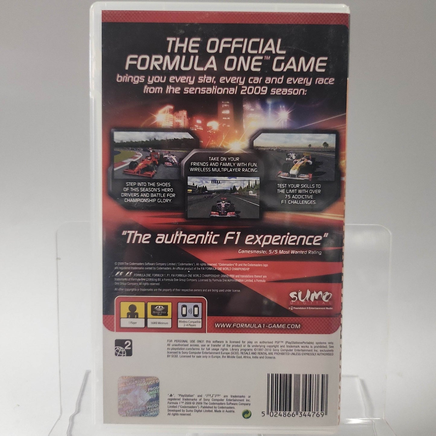 F1 2009 Essentials (No Book) Playstation Portable - Feniks Gameshop