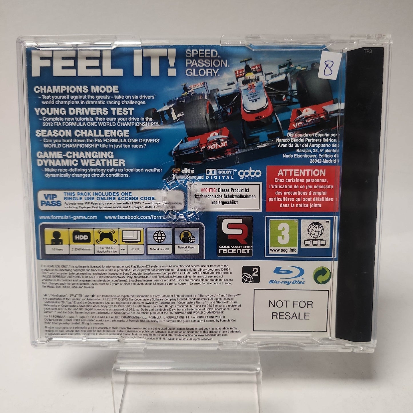 F1 2012 Promo Disc Playstation 3 - Feniks Gameshop