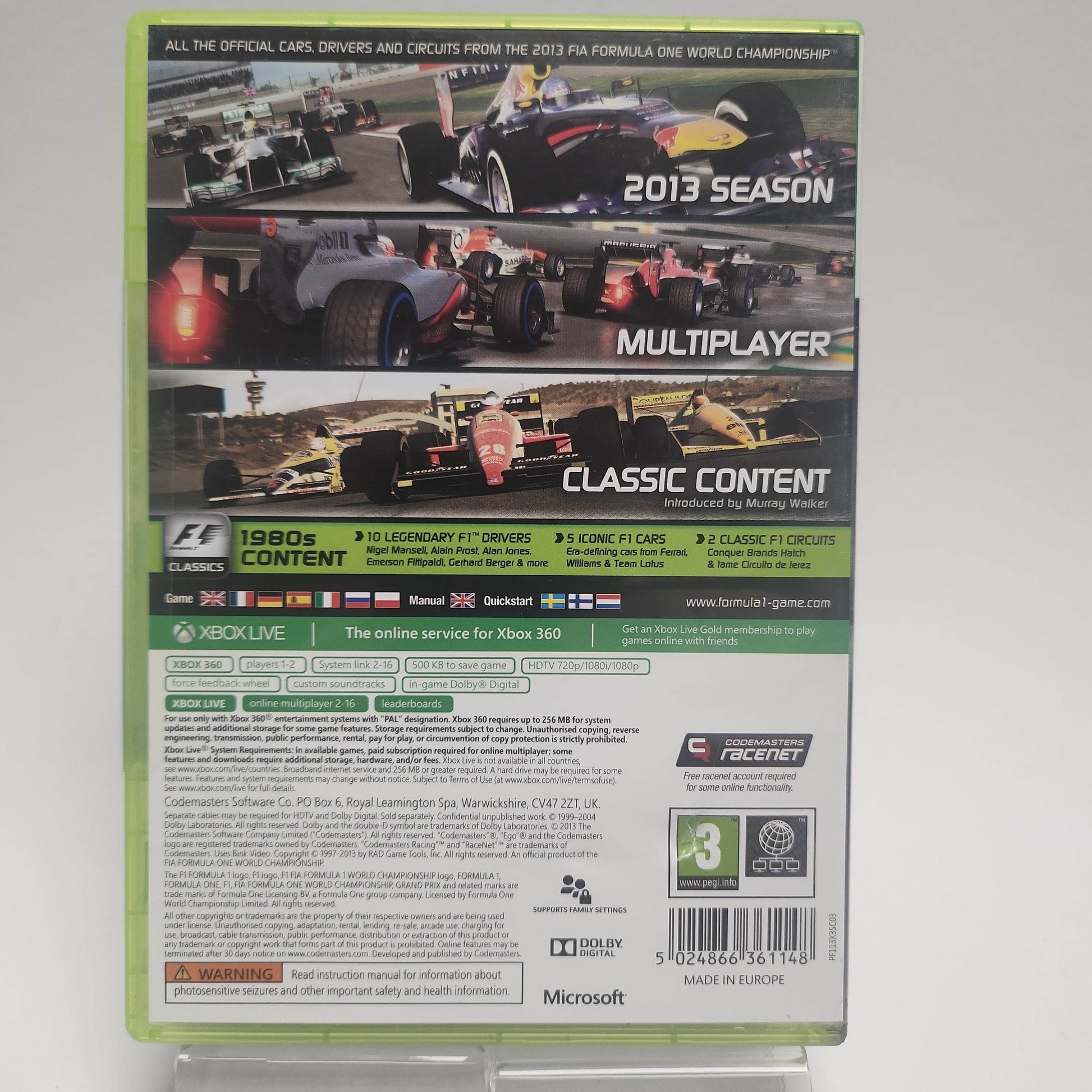 F1 2013 Xbox 360 - Feniks Gameshop