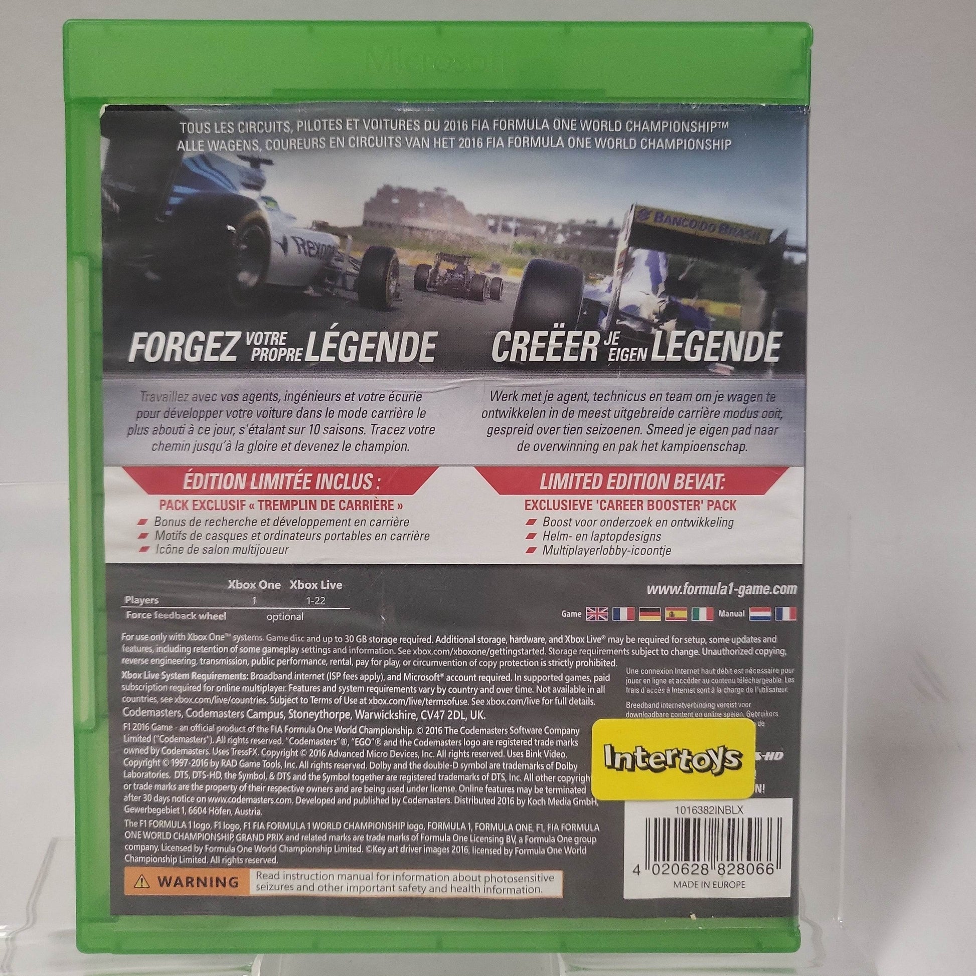 F1 2016 Limited Edition Xbox One - Feniks Gameshop