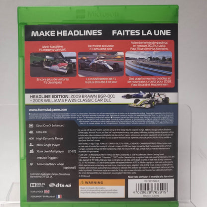 F1 2018 Official Videogame HeadLine Edition Xbox One - Feniks Gameshop