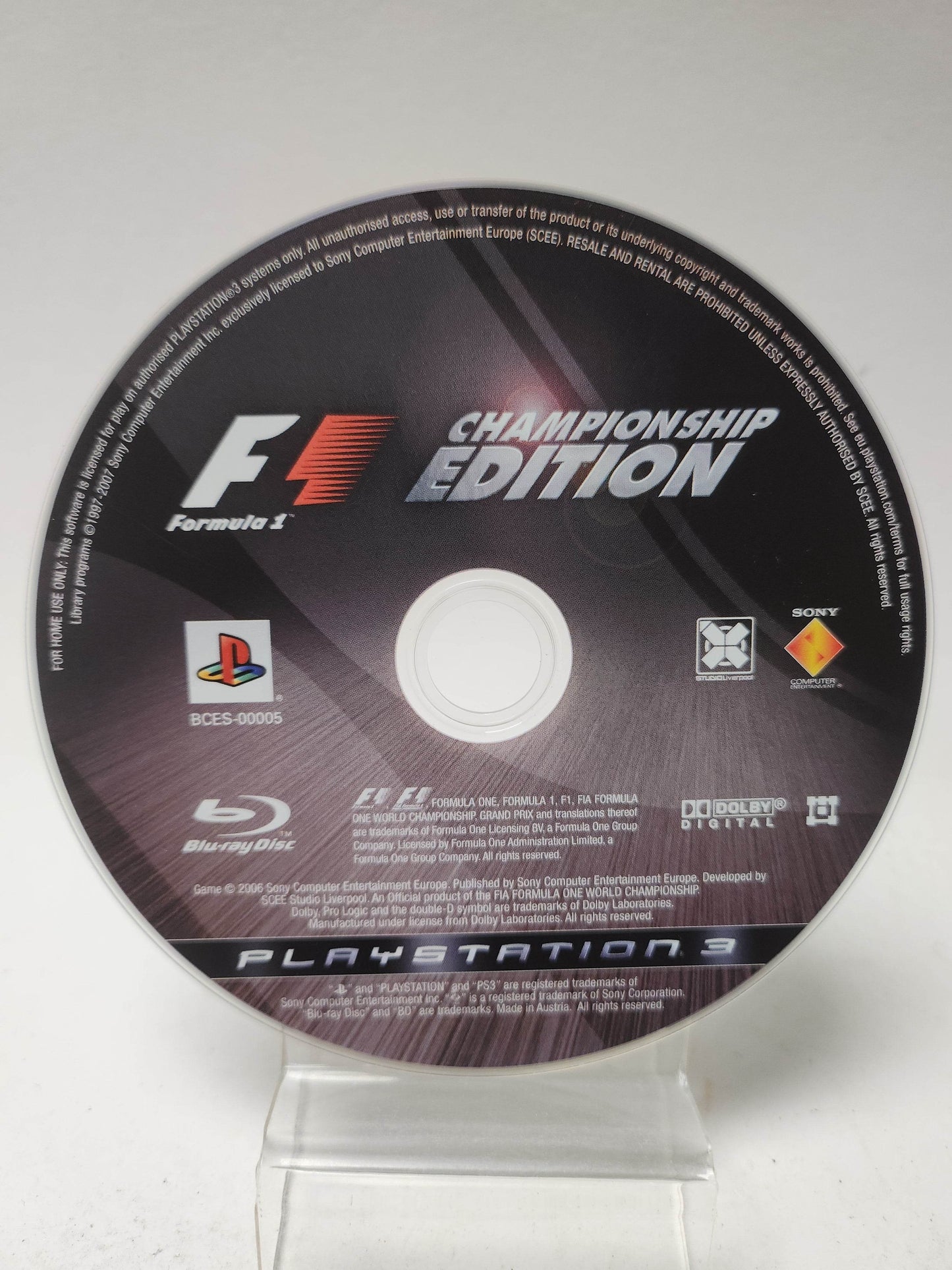 F1 Championship Edition (Disc Only) PlayStation 3 - Feniks Gameshop