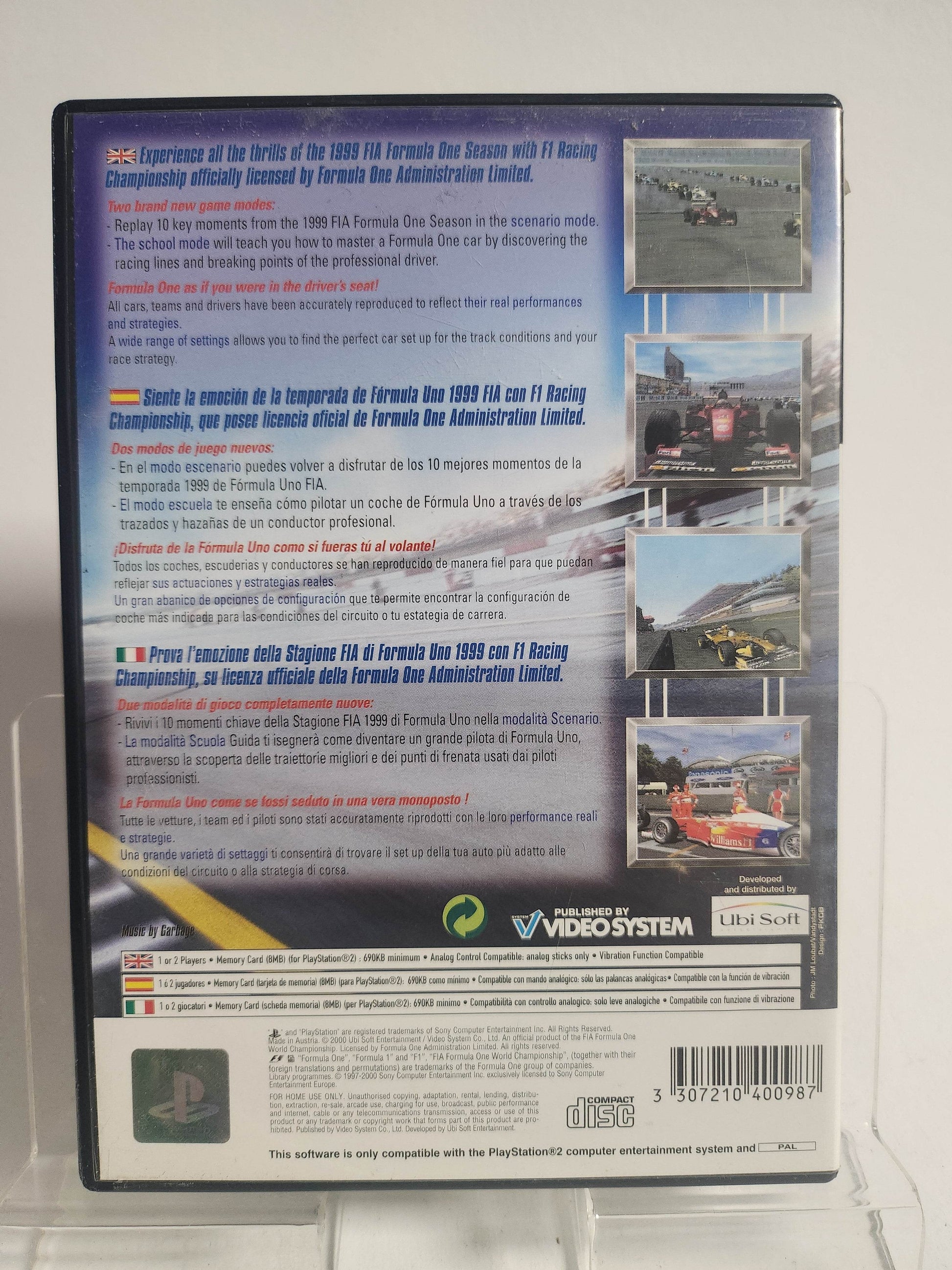 F1 Racing Championship Playstation 2 - Feniks Gameshop