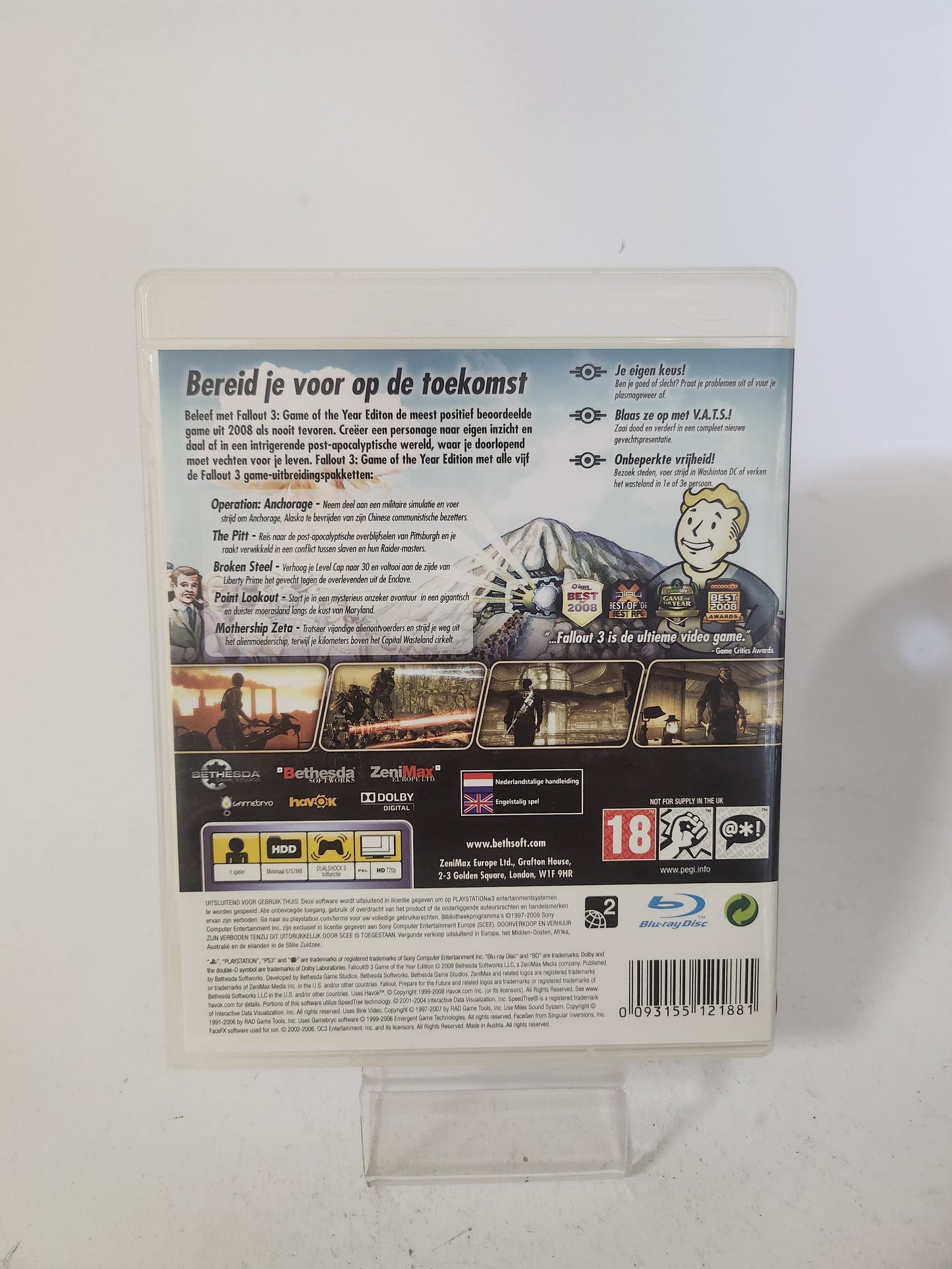 Fallout 3 Game of the Year (No Book) PlayStation 3 - playstation 3 Games