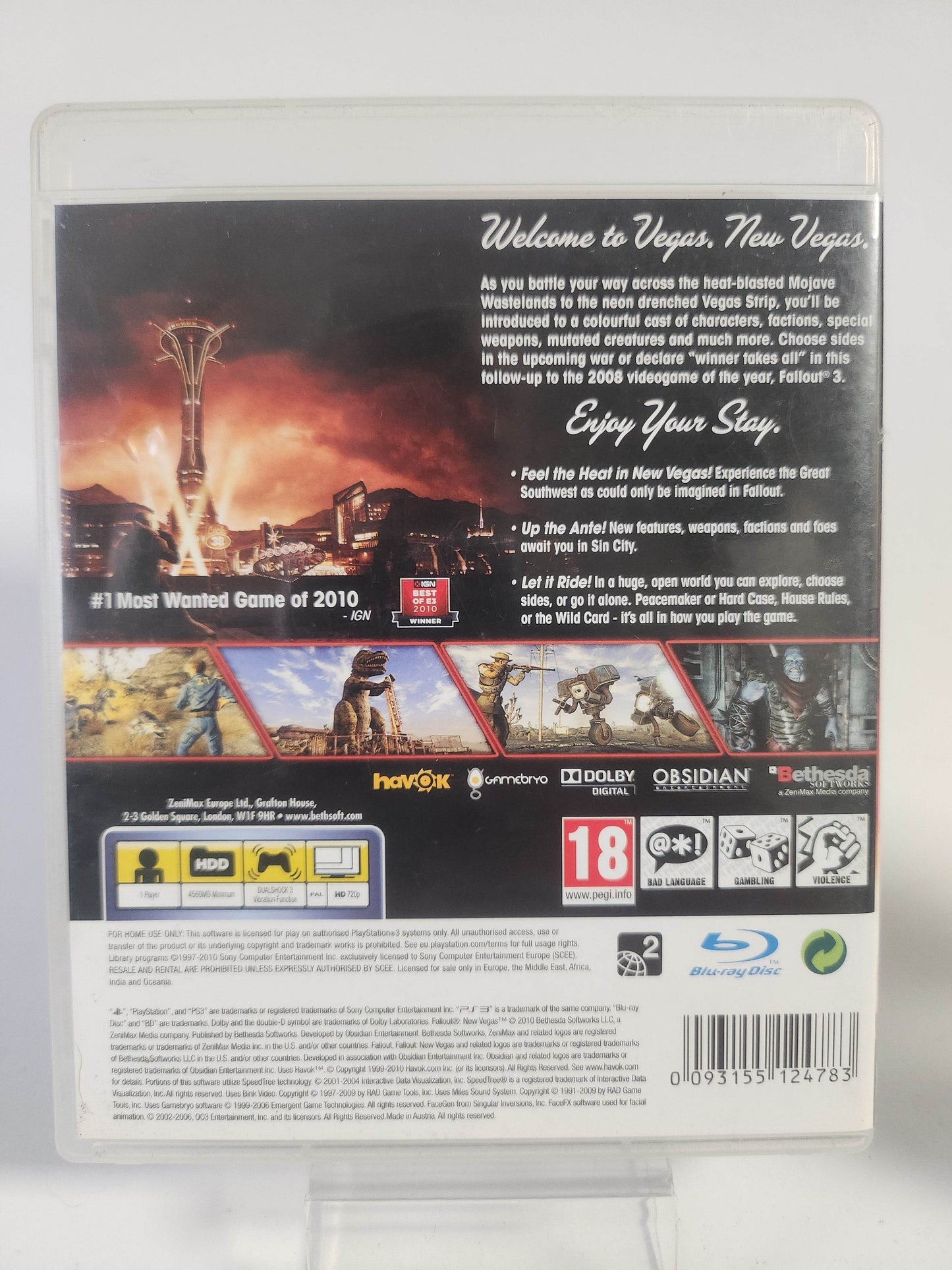 Fallout New Vegas (No Book) PlayStation 3 - Feniks Gameshop