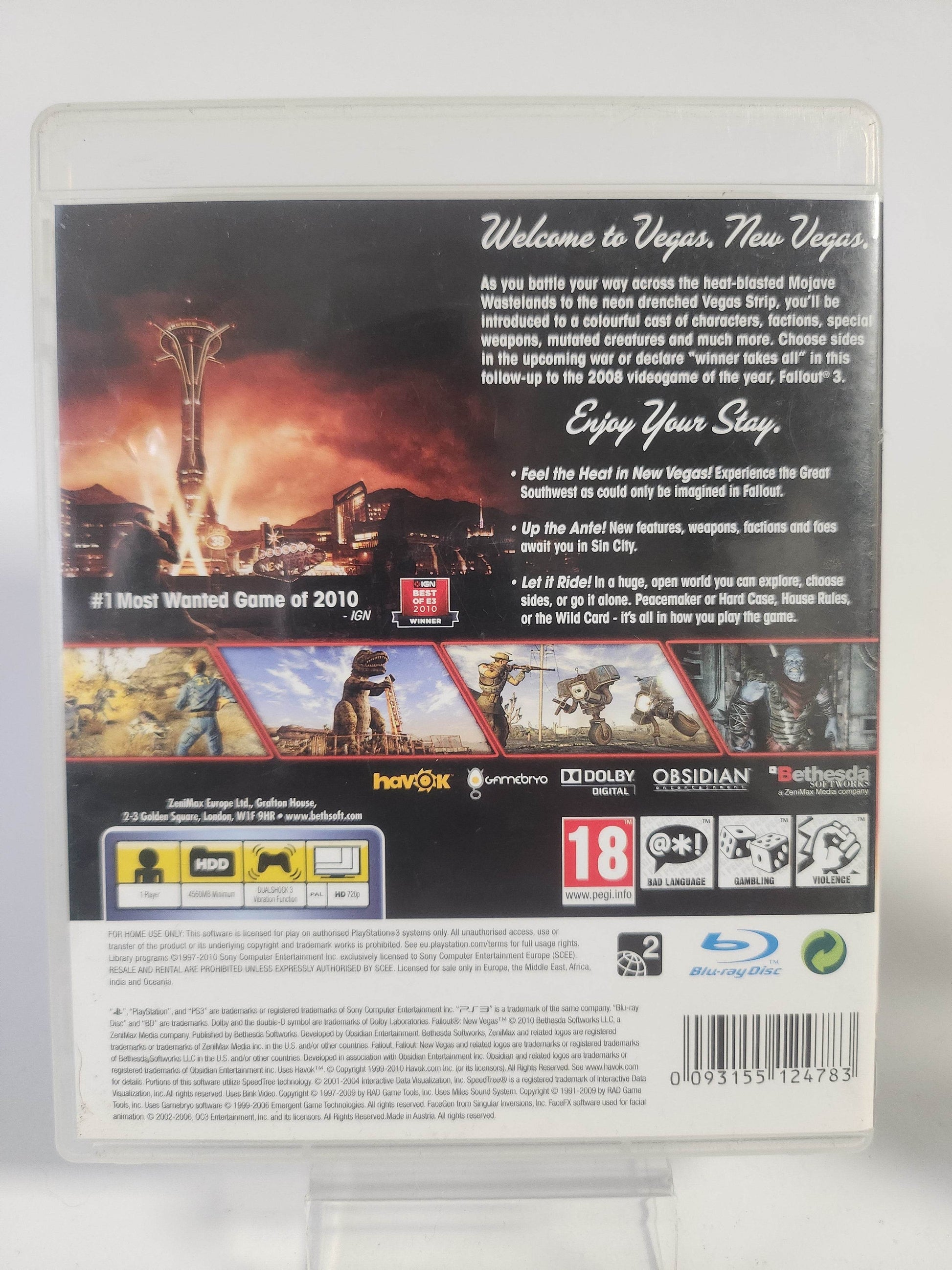 Fallout New Vegas (No Book) PlayStation 3 - Feniks Gameshop