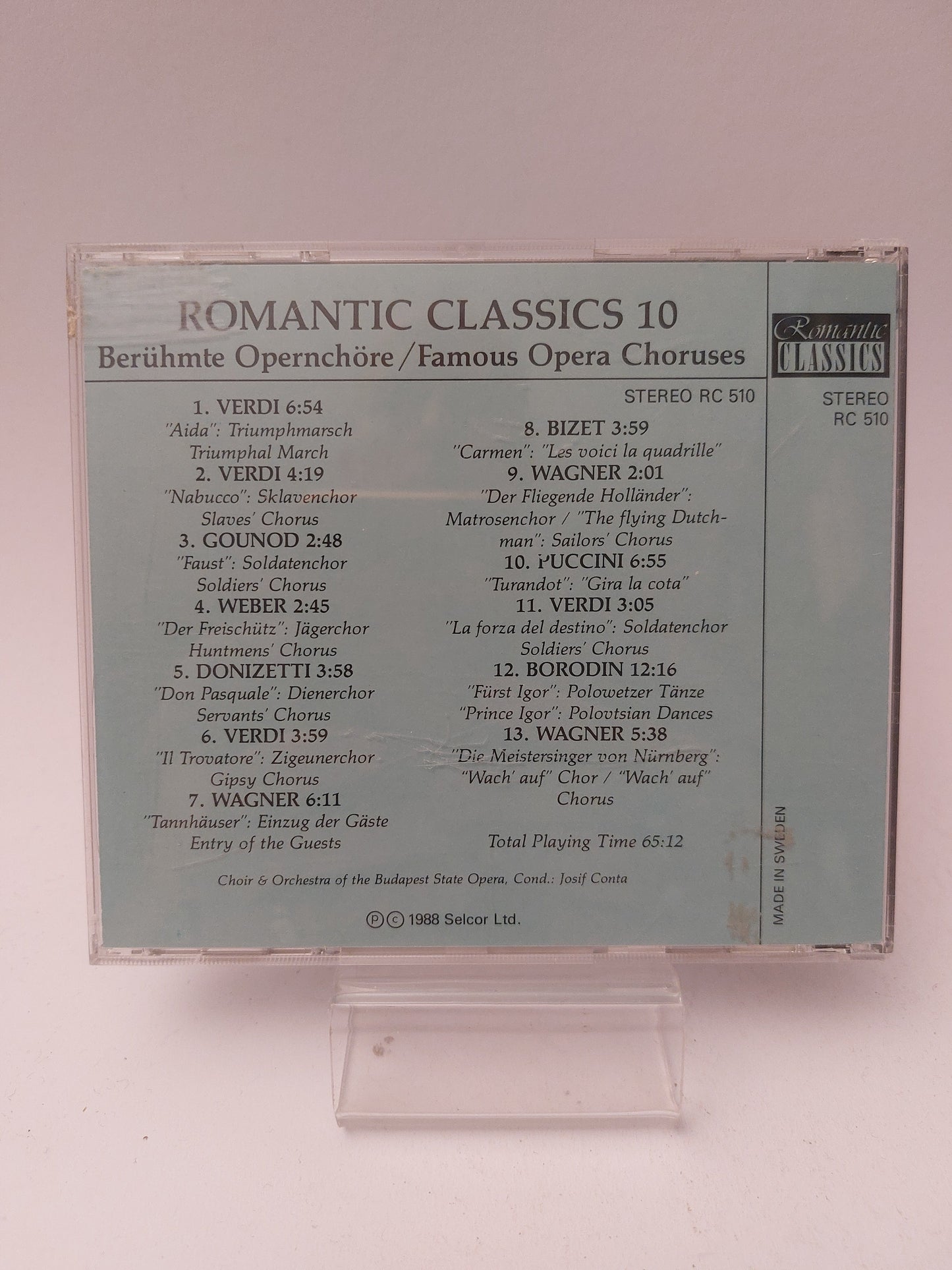 Famous Opera Choruses: Romantic Classics 10 CD - Cd