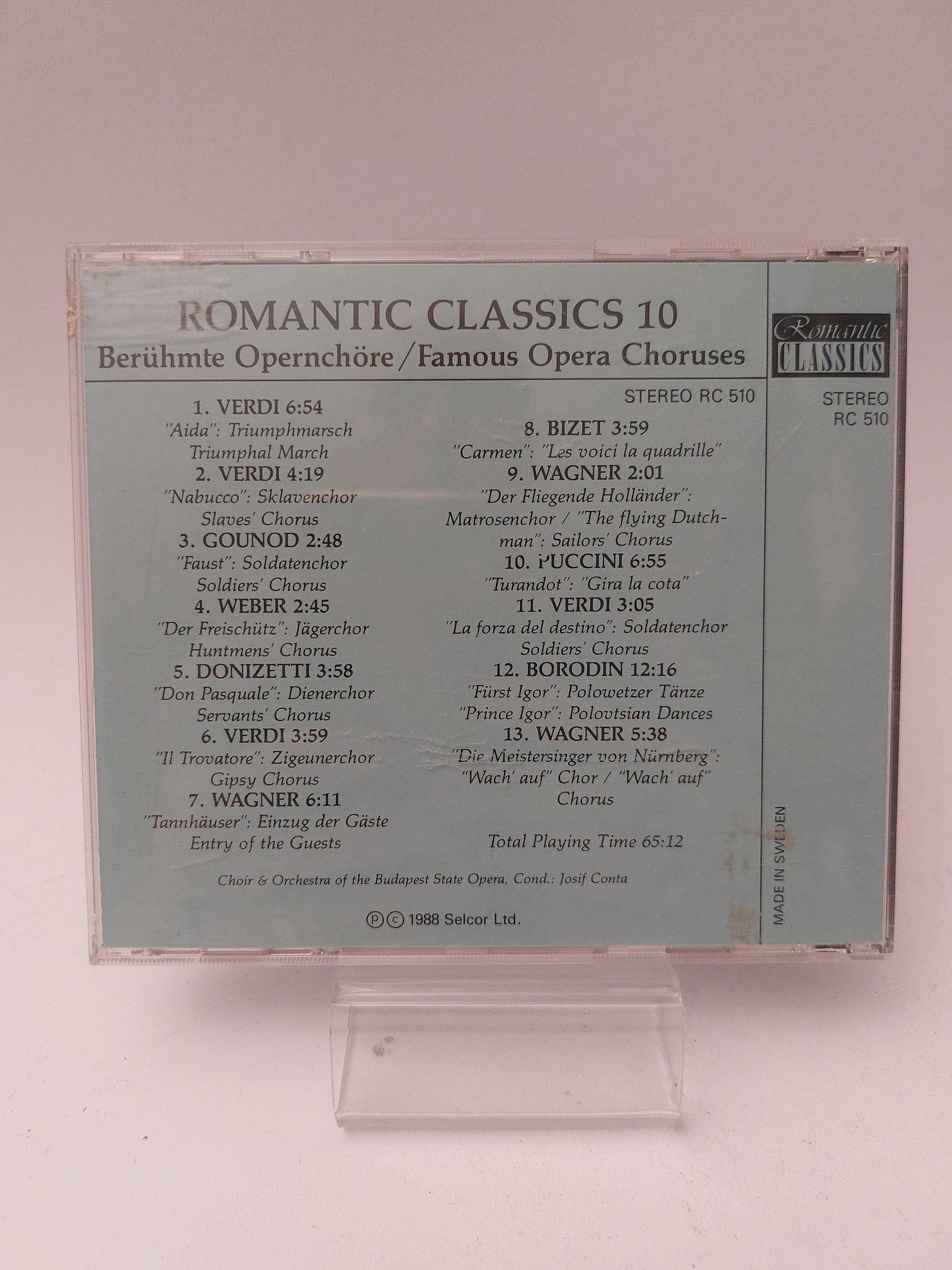 Famous Opera Choruses: Romantic Classics 10 CD - Cd