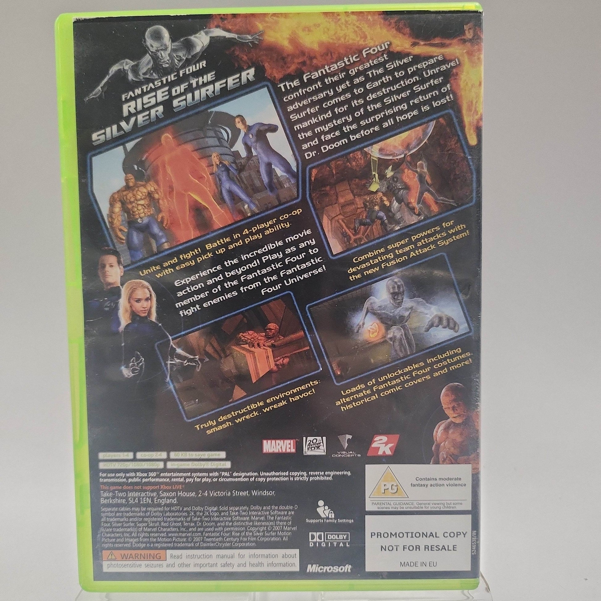 Fantastic Four Rise of the Silver Surfer Promo Disc Xbox 360 - Feniks Gameshop