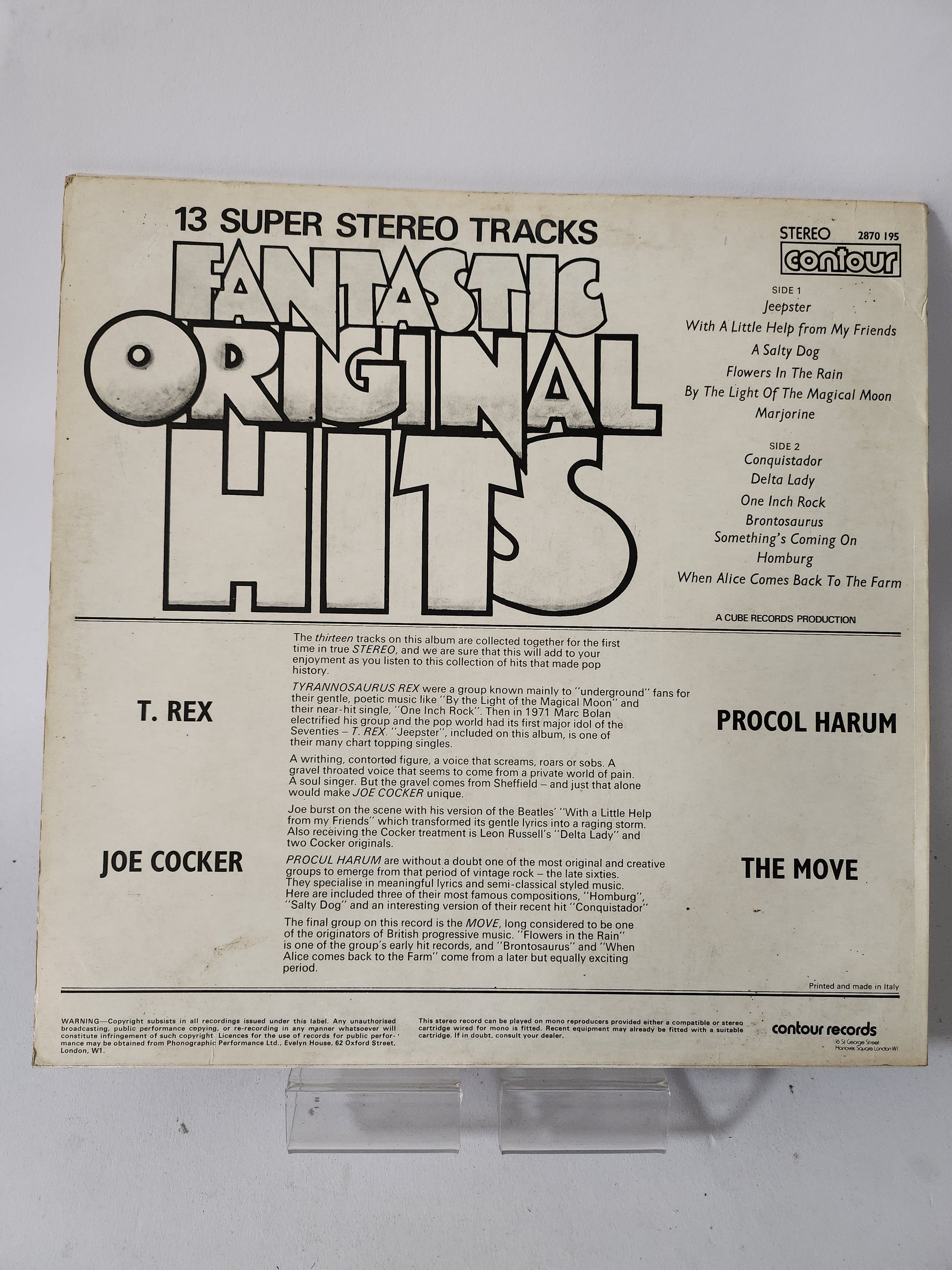 Fantastic Original Hits LP Vinyl - Lp Vinyl