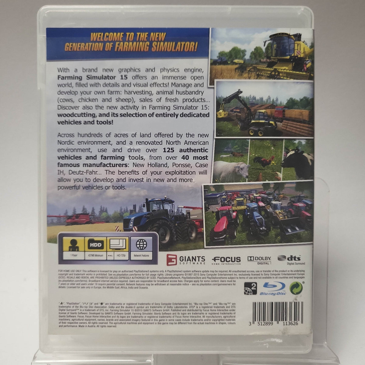 Farming Simulator 15 Playstation 3 - Feniks Gameshop