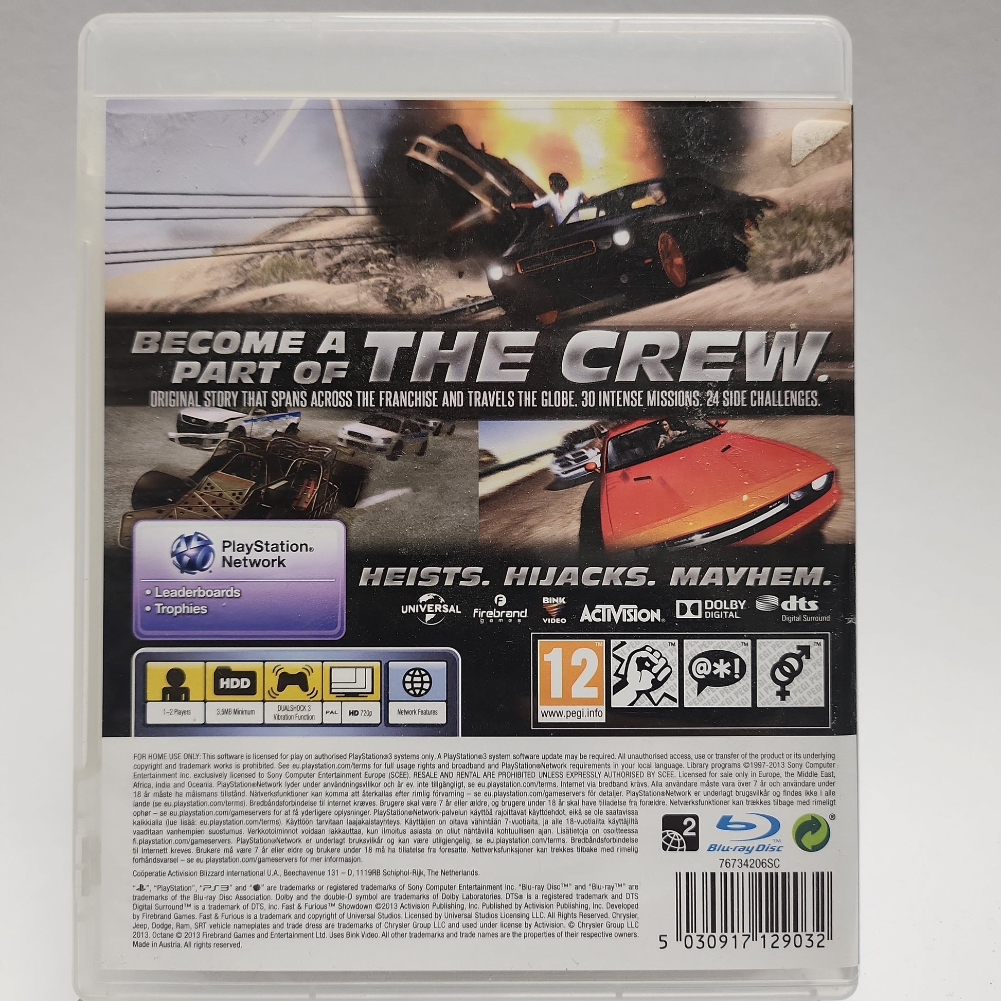 Fast & Furious Showdown Playstation 3 - Feniks Gameshop