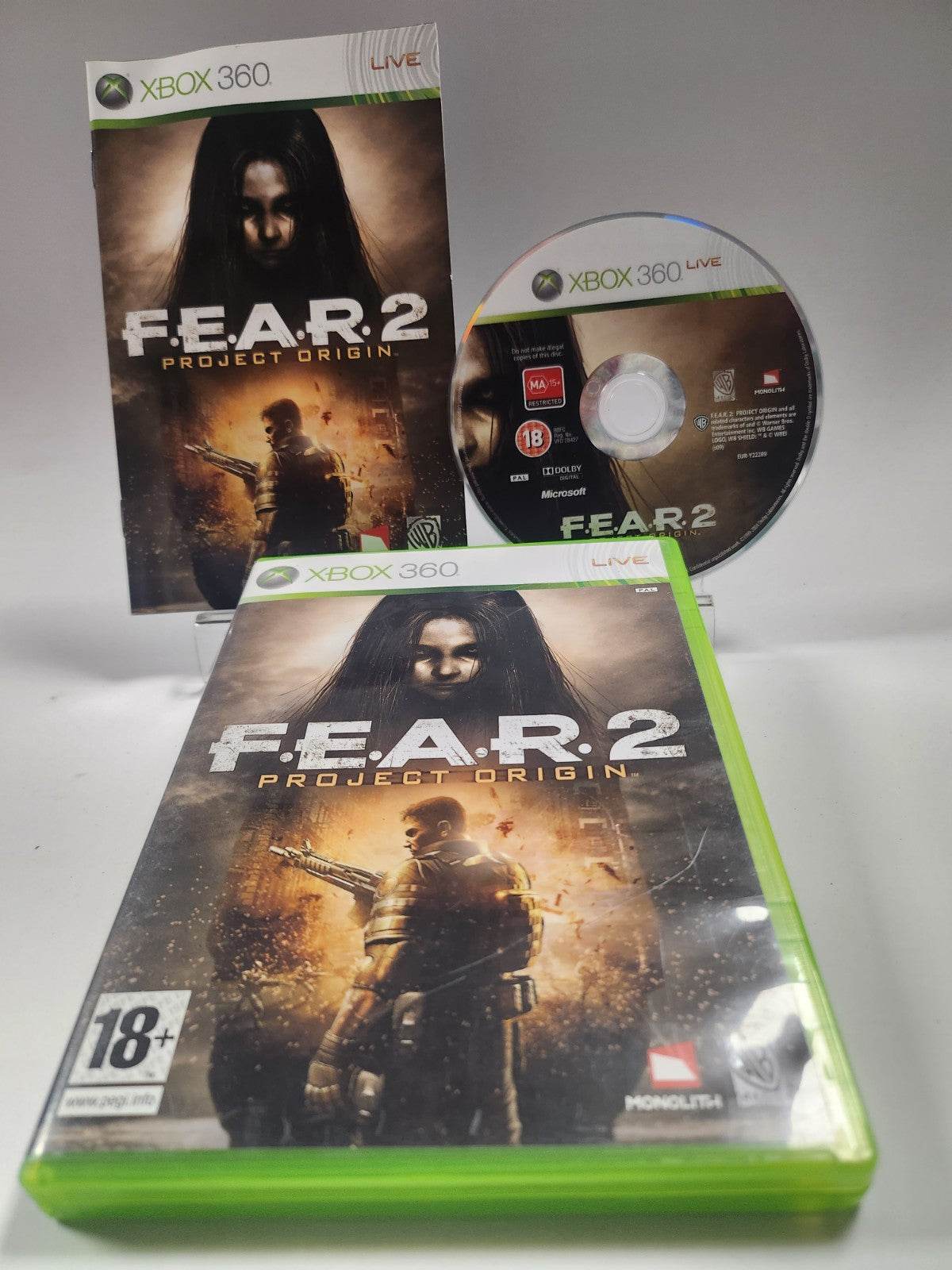 Fear 2 Project Origin Australian Edition Xbox 360 - Feniks Gameshop