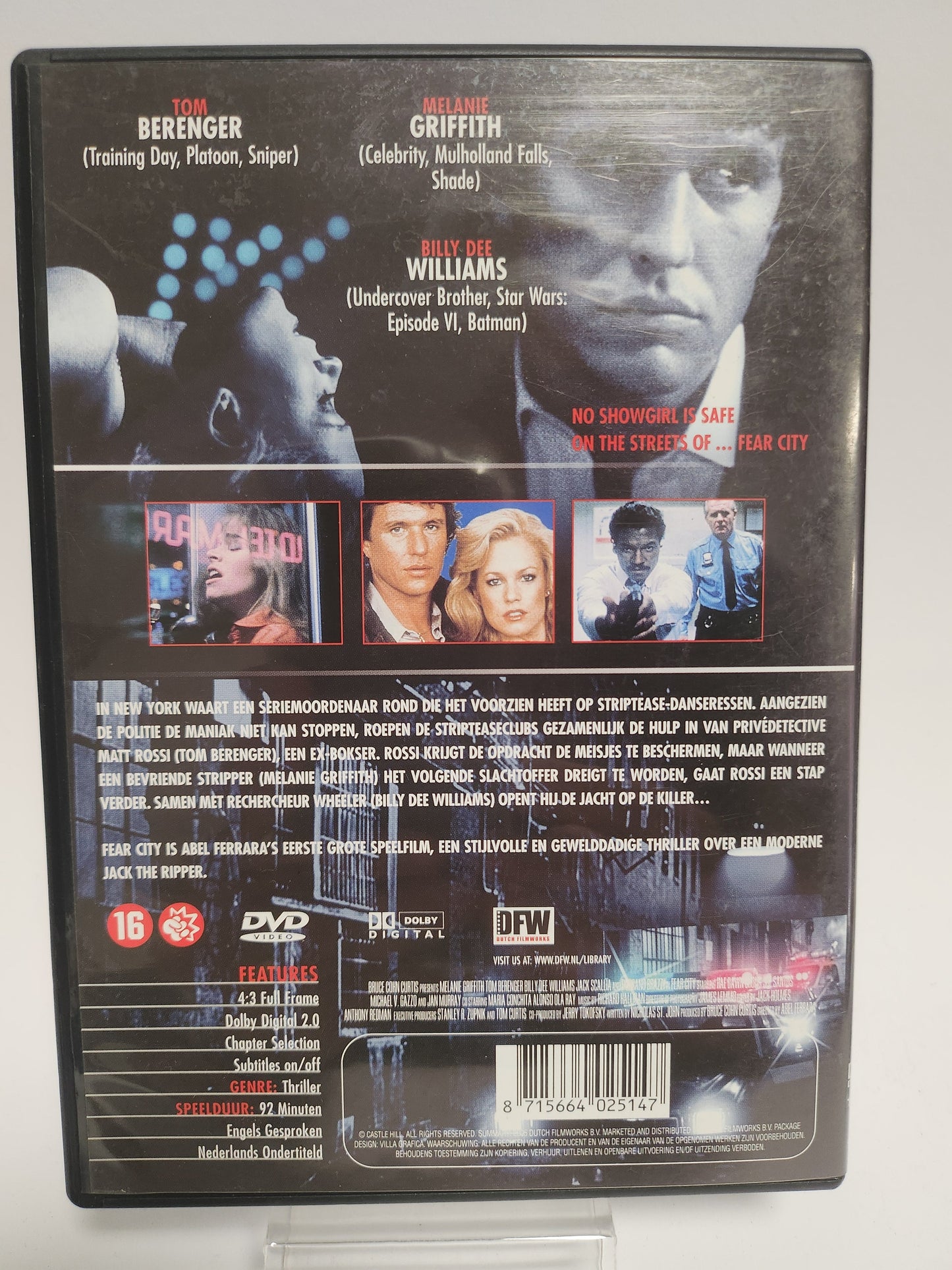 Fear City DVD - Dvd Volwassenen