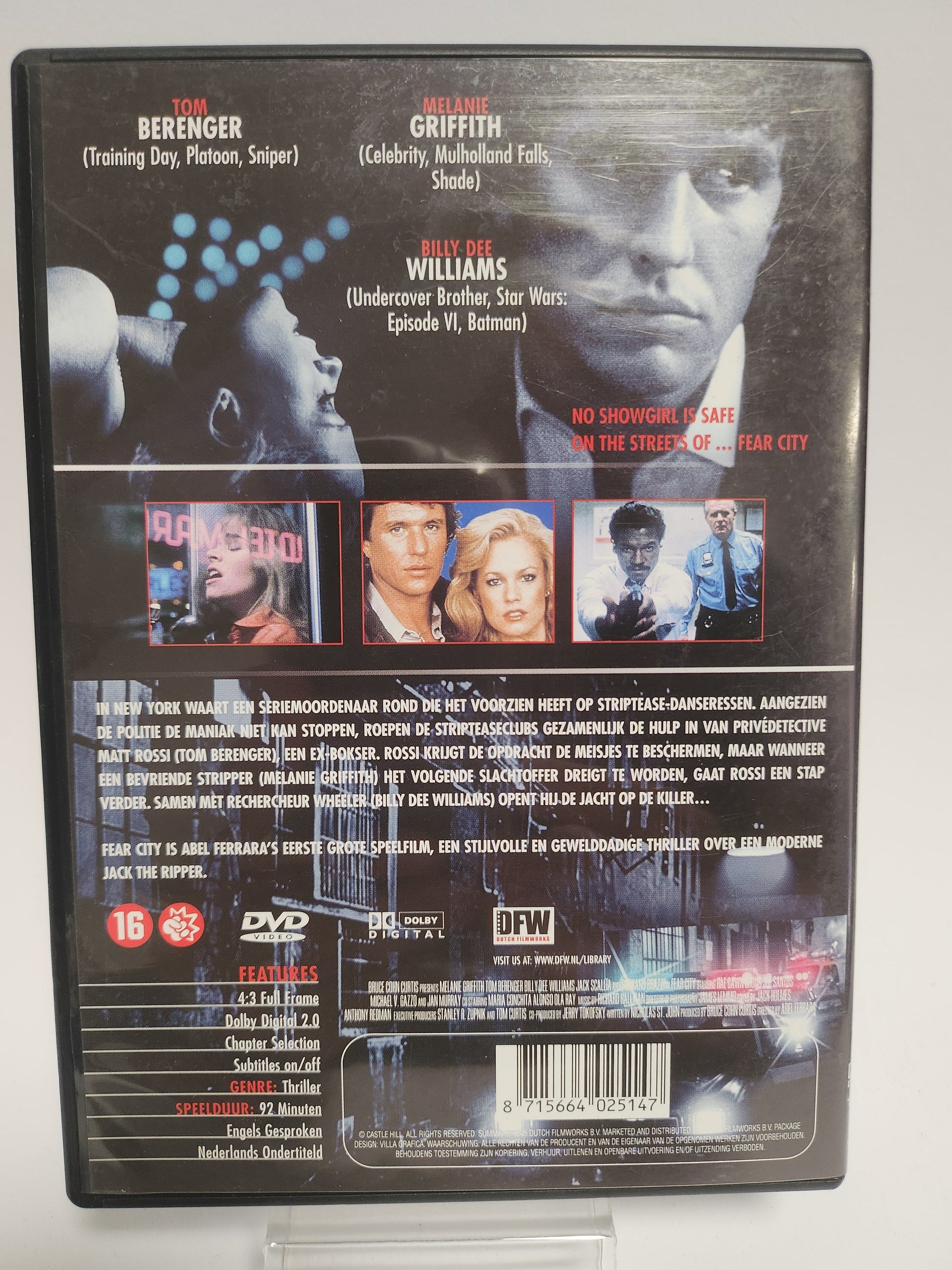 Fear City DVD - Dvd Volwassenen