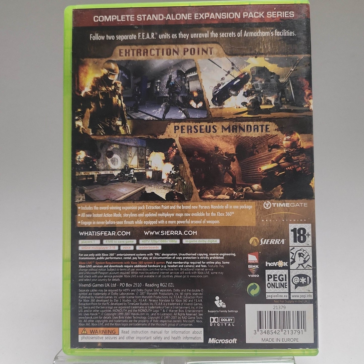 Fear Files Complete Stand Alone Expansion Xbox 360 - Feniks Gameshop
