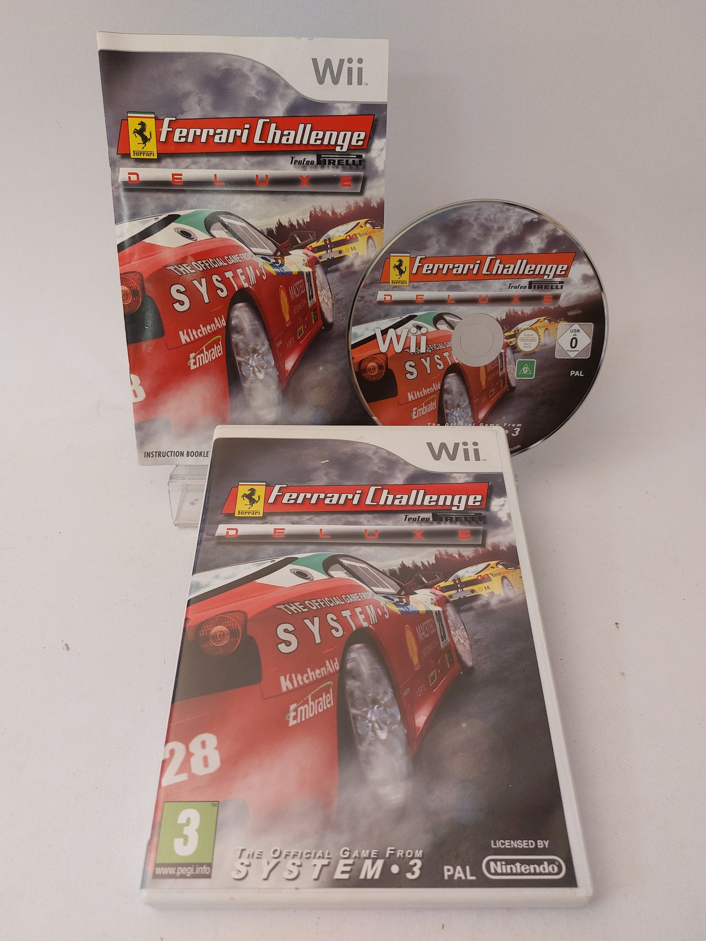 Ferrari Challenge Trofeo Pirelli Deluxe Nintendo Wii - Nintendo Wii Games