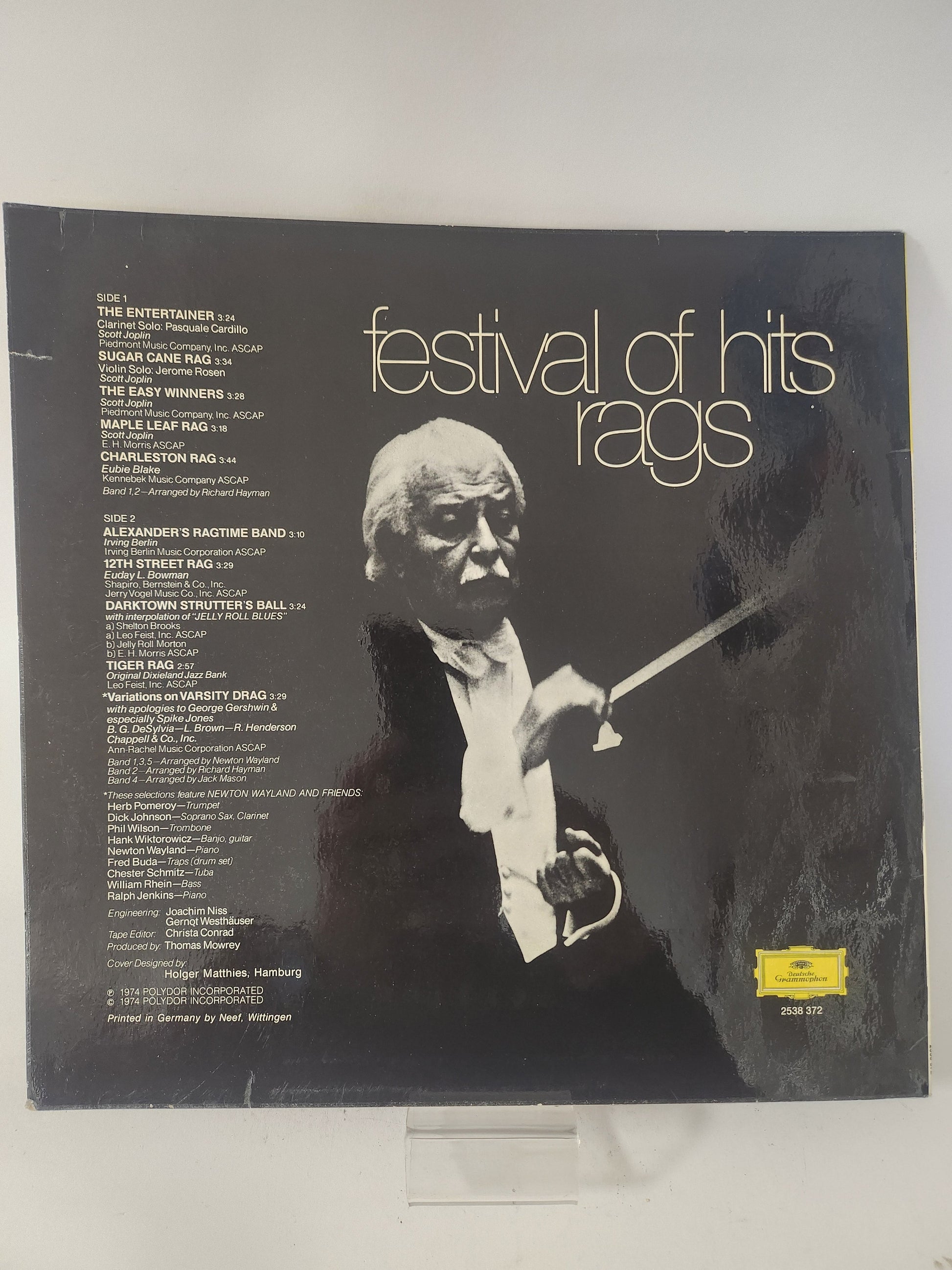 Festival of Hits (Rags): Arthur Fiedler and the Boston Pops LP Vinyl - Lp Vinyl