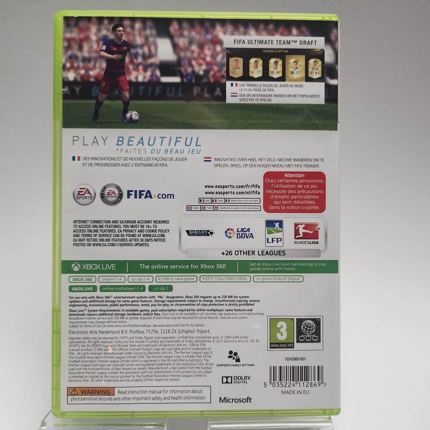 FIFA 16 (No Book) Xbox 360 - Feniks Gameshop