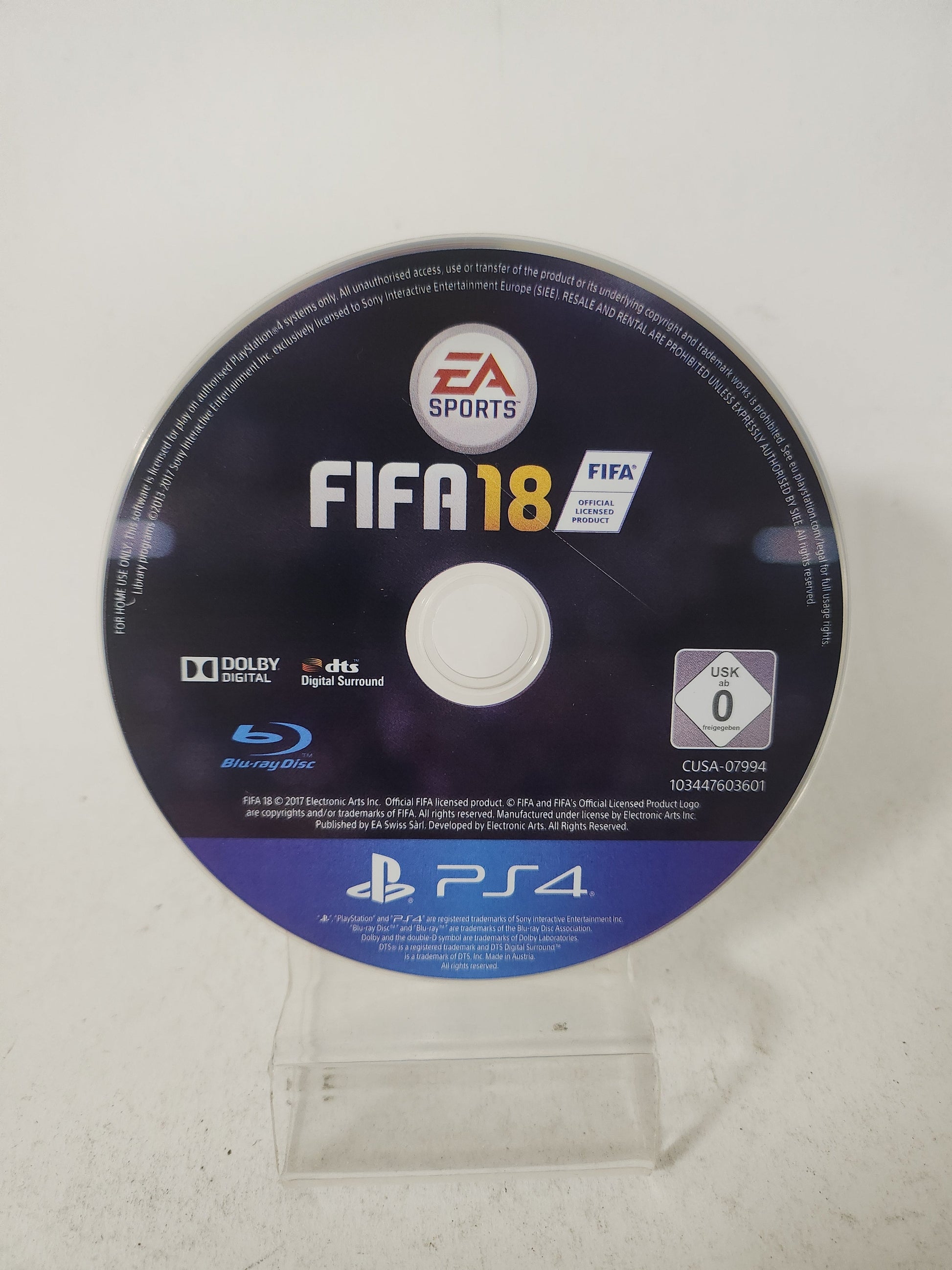 FIFA 18 (Disc Only) PlayStation 4 - Playstation 4 games