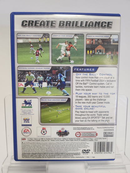 FIFA Football 2004 Playstation 2 - Playstation 2 Games