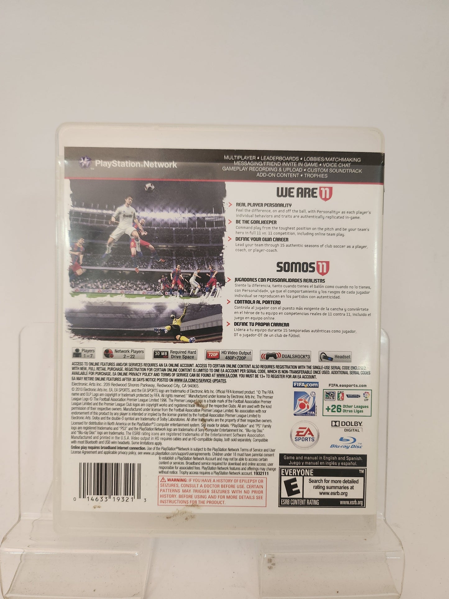 Fifa Soccer 11 NTSC Playstation 3 - playstation 3 Games