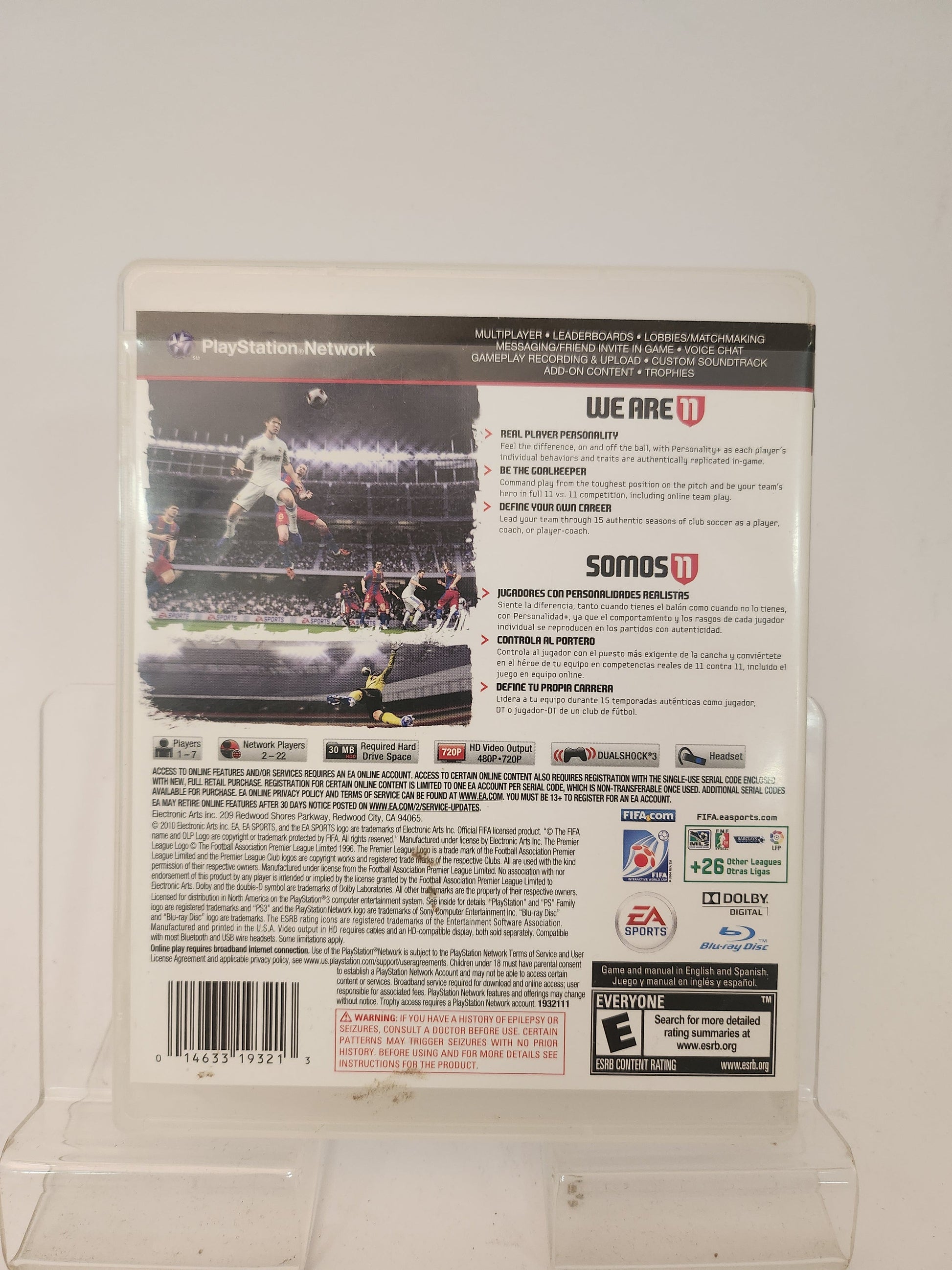 Fifa Soccer 11 NTSC Playstation 3 - playstation 3 Games
