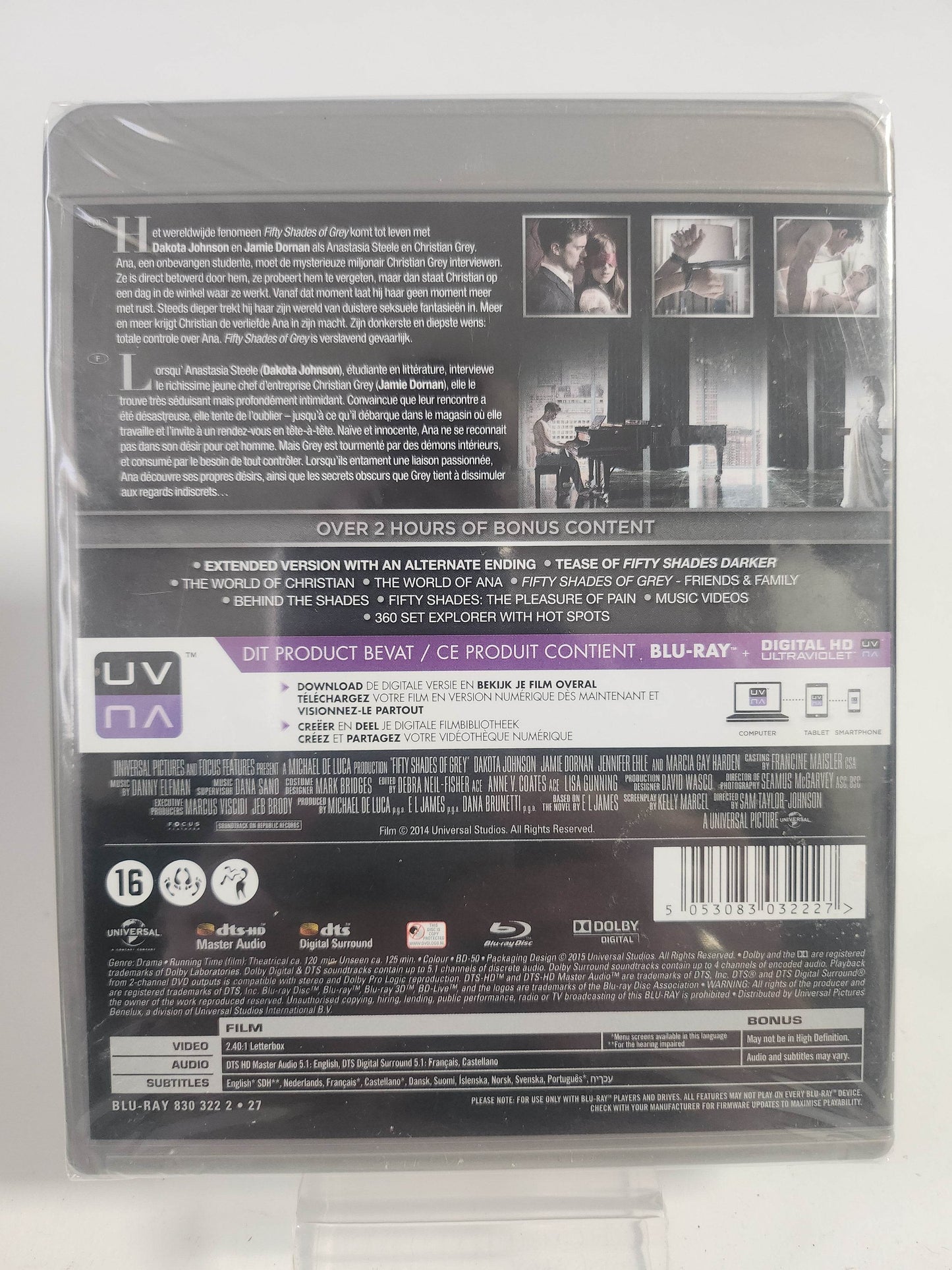 Fifty Shades of Grey Unseen Edition geseald Blu-Ray - Feniks Gameshop