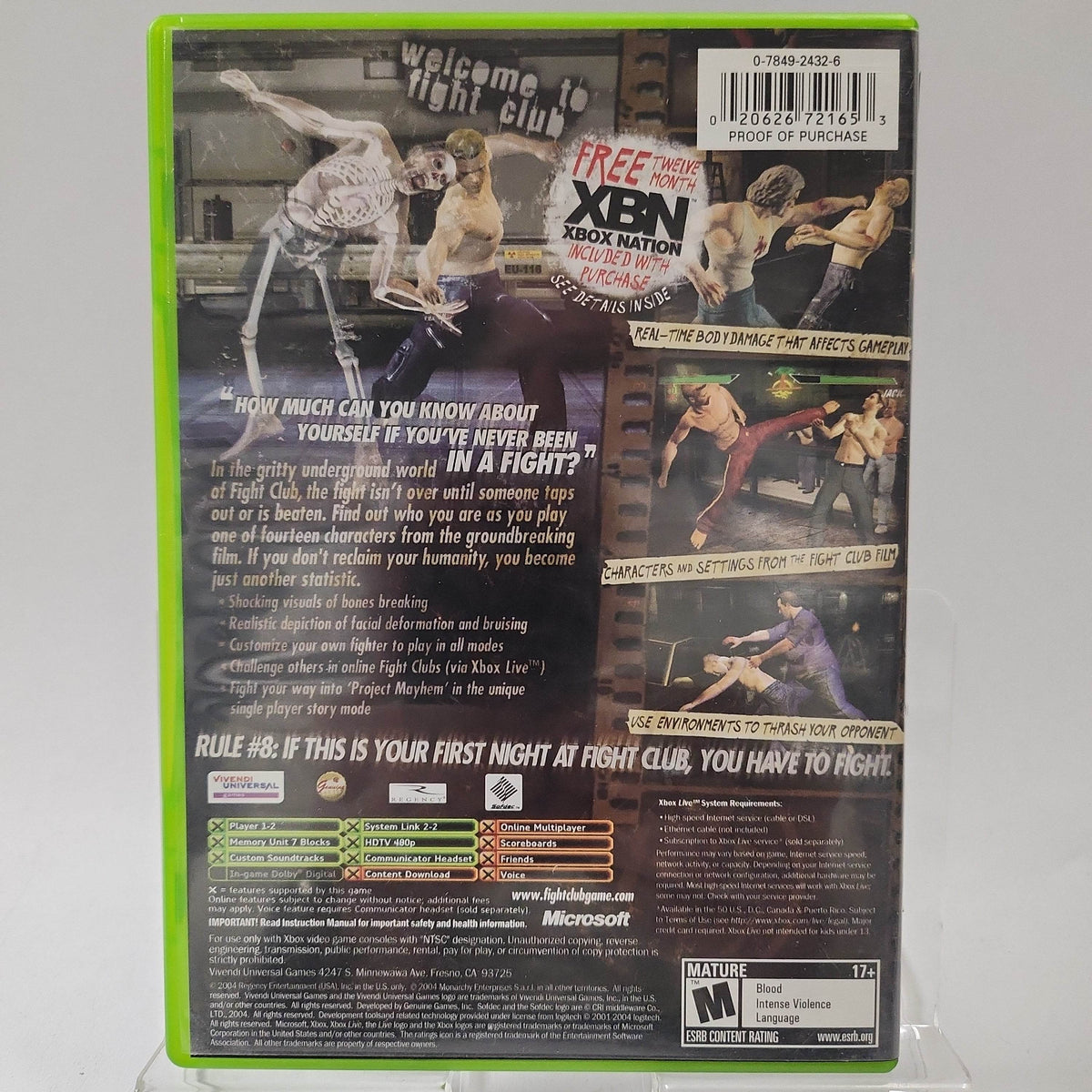 Fight Club Xbox Original - Feniks Gameshop