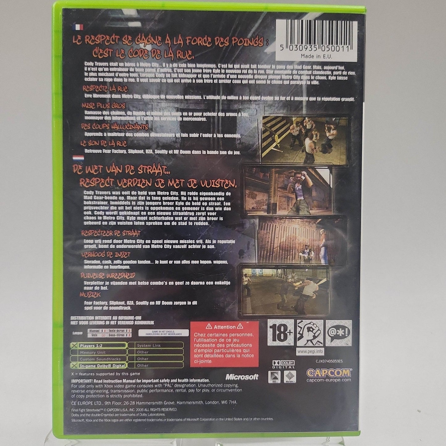 Final Fight Streetwise Xbox Original - Feniks Gameshop