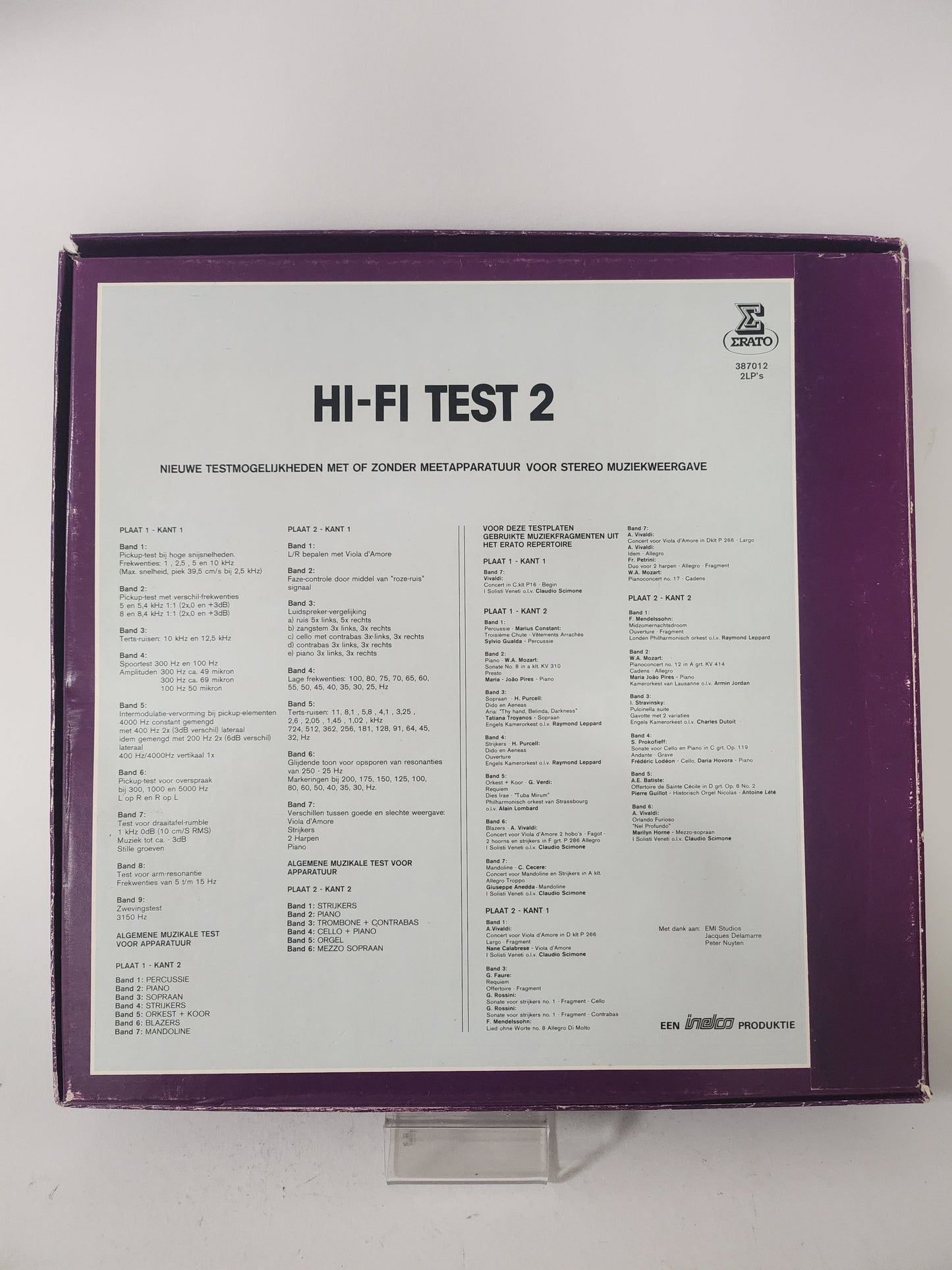 Firato Hi-Fi Test 2 LP Vinyl - Lp Vinyl