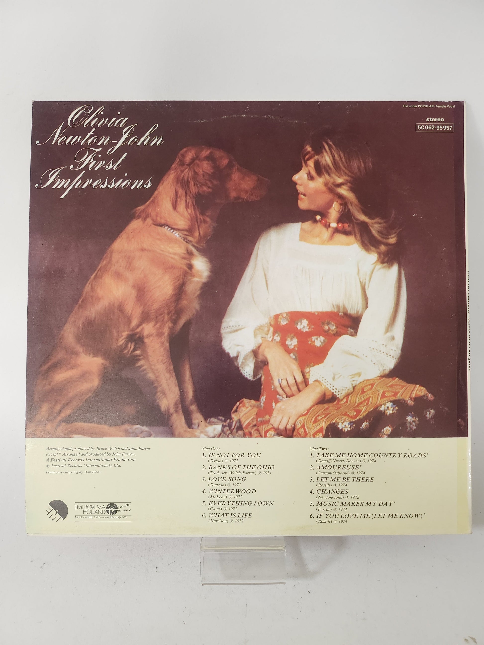 First Impressions: Olivia Newton-John LP Vinyl - Lp Vinyl
