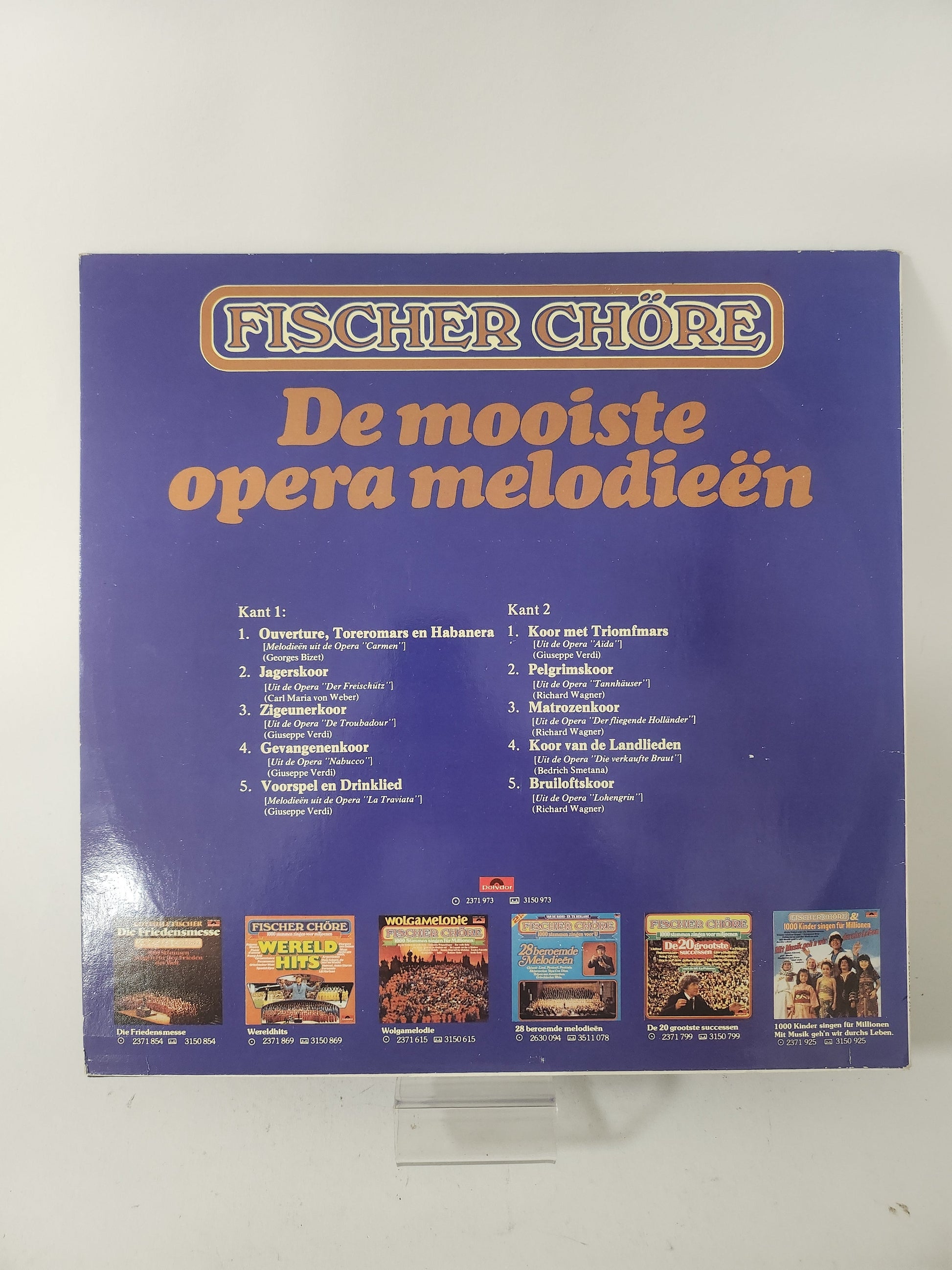 Fischer Chöre: De Mooiste Opera Melodieën LP Vinyl - Lp Vinyl