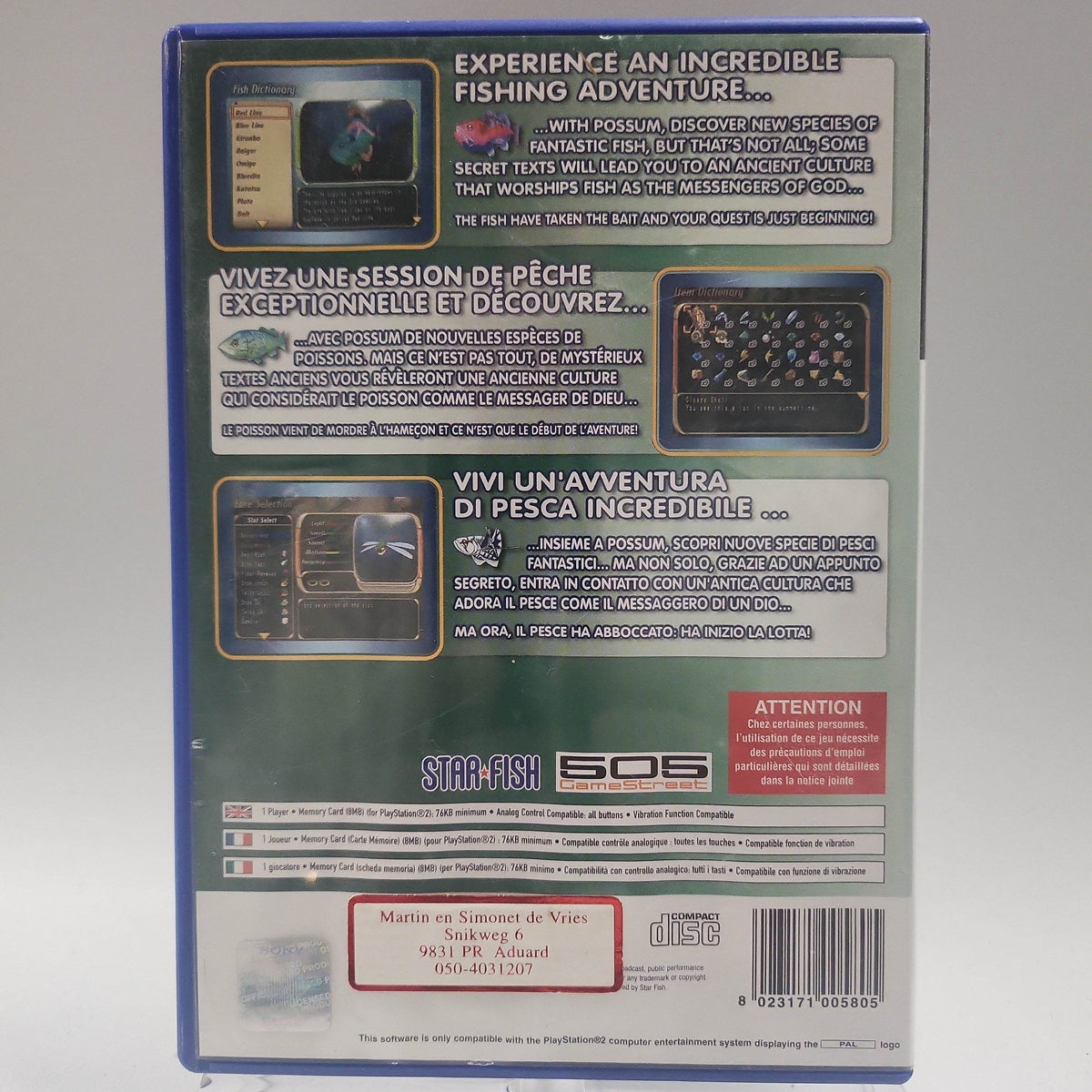 Fishing Fantasy Playstation 2 - Feniks Gameshop