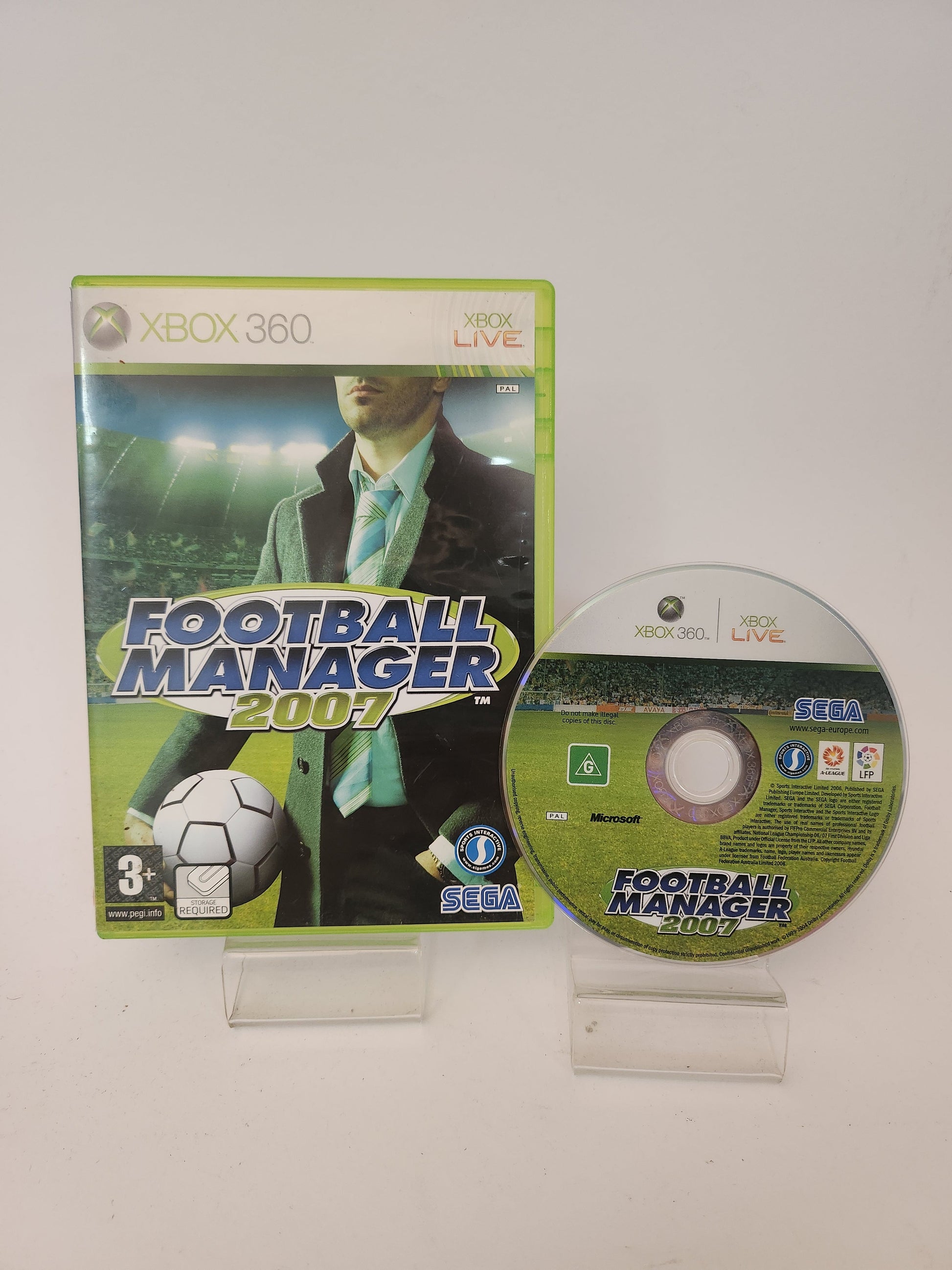 Football Manager 2007 (No Book) Xbox 360 - Xbox 360 Games