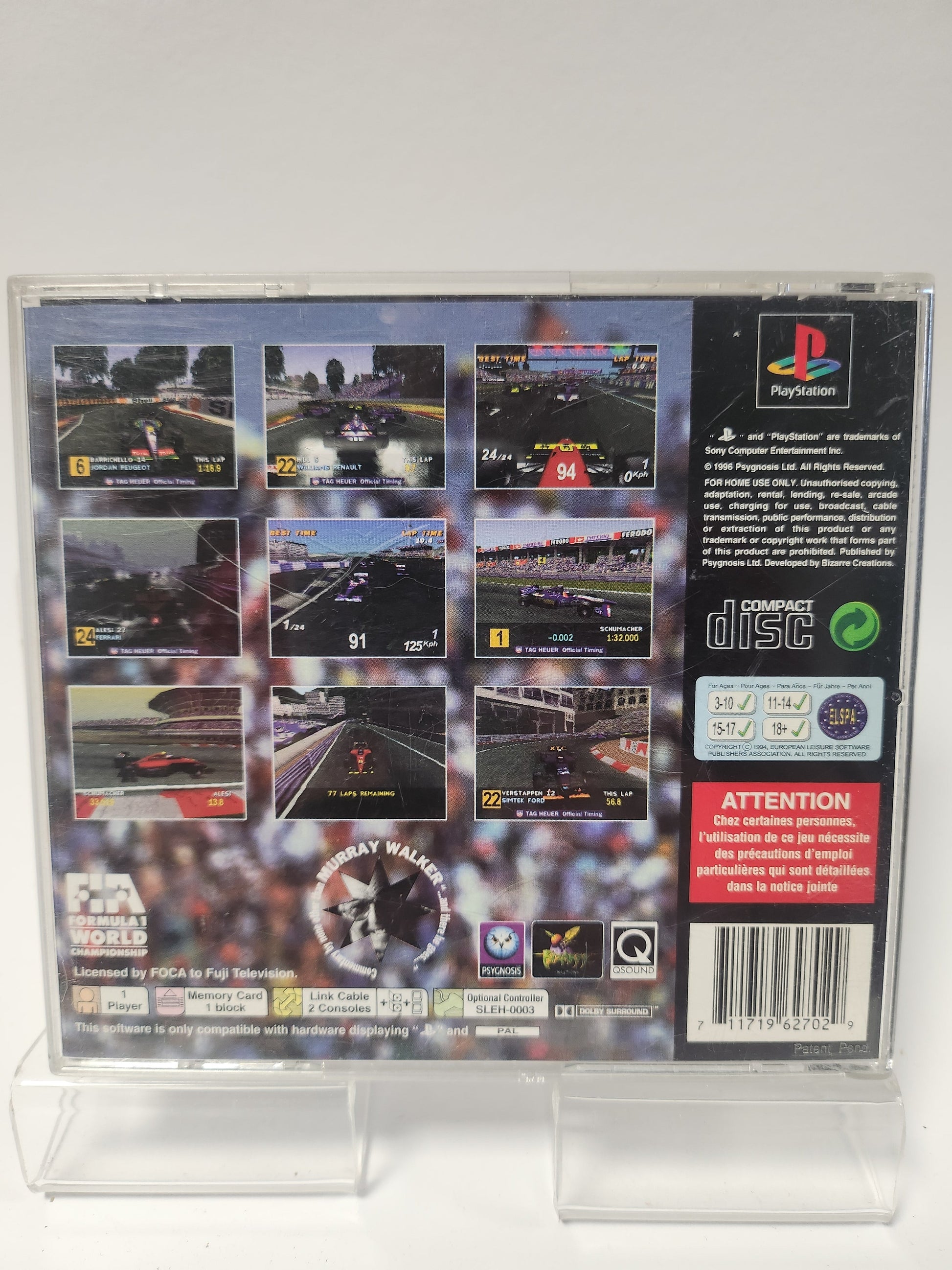 Formula One Playstation 1 - Playstation 1 Games