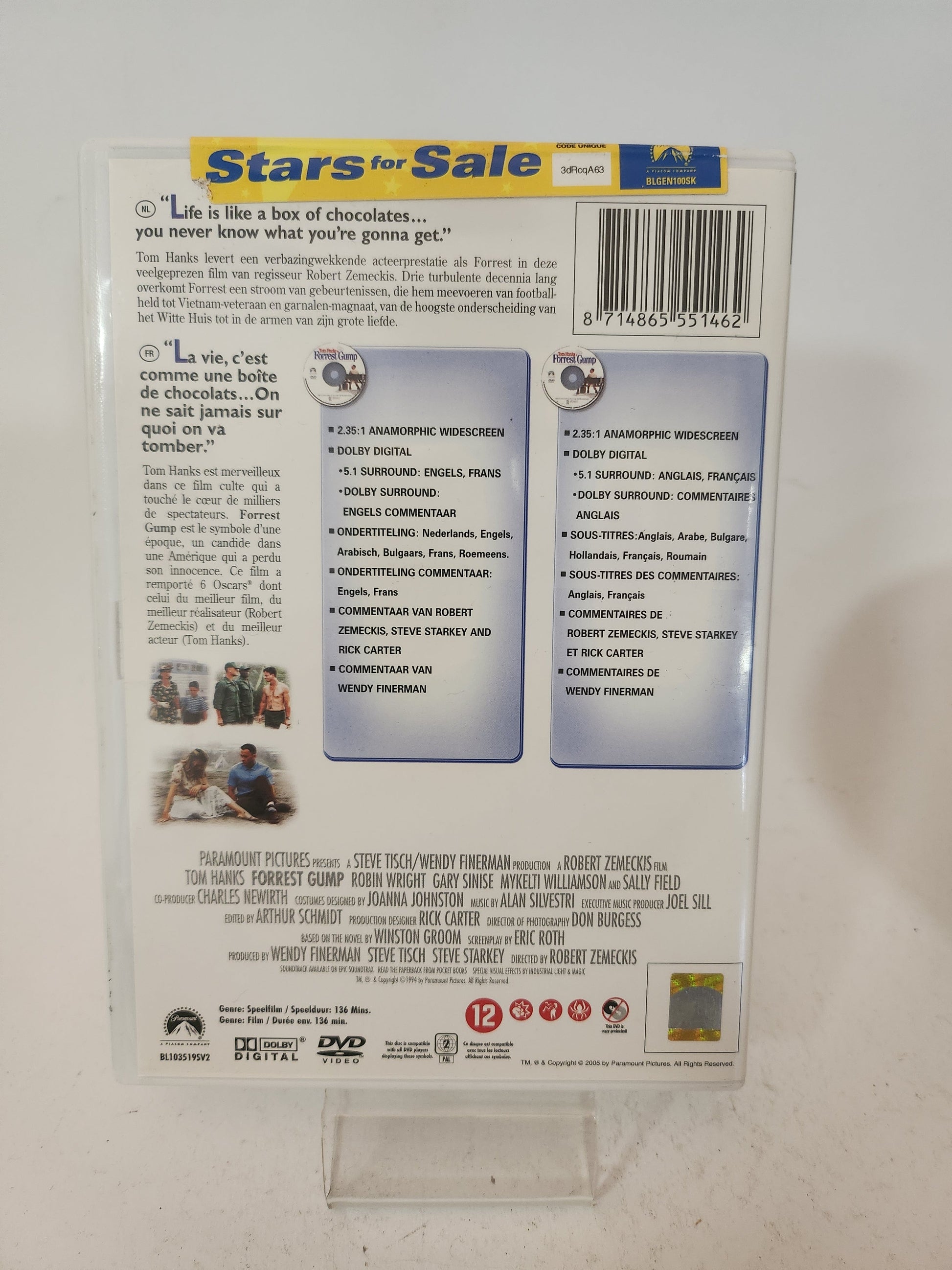 Forrest Gump Dvd - Dvd Volwassenen