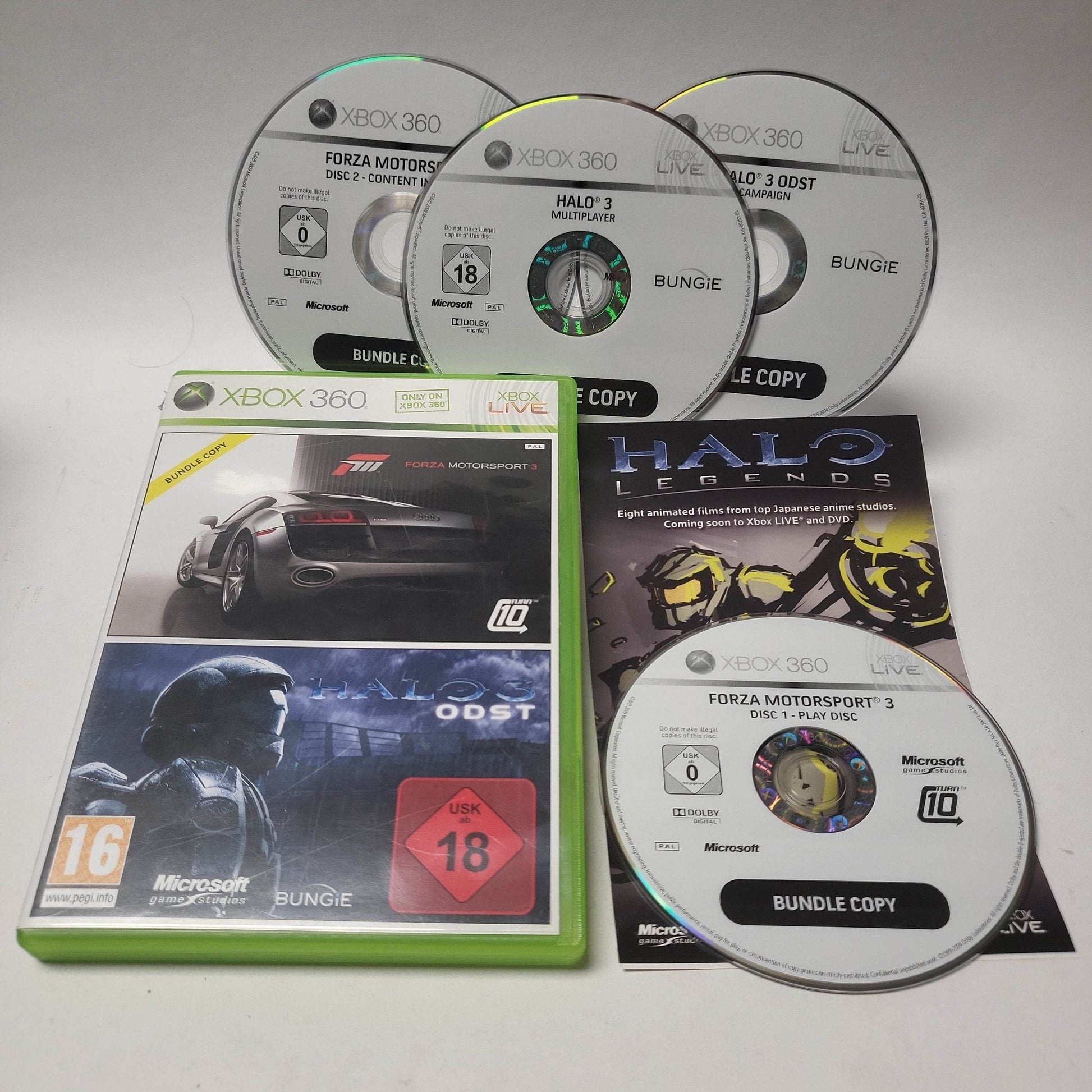 Forza Motorsport 3 & Halo 3 Odst Xbox 360 - Feniks Gameshop