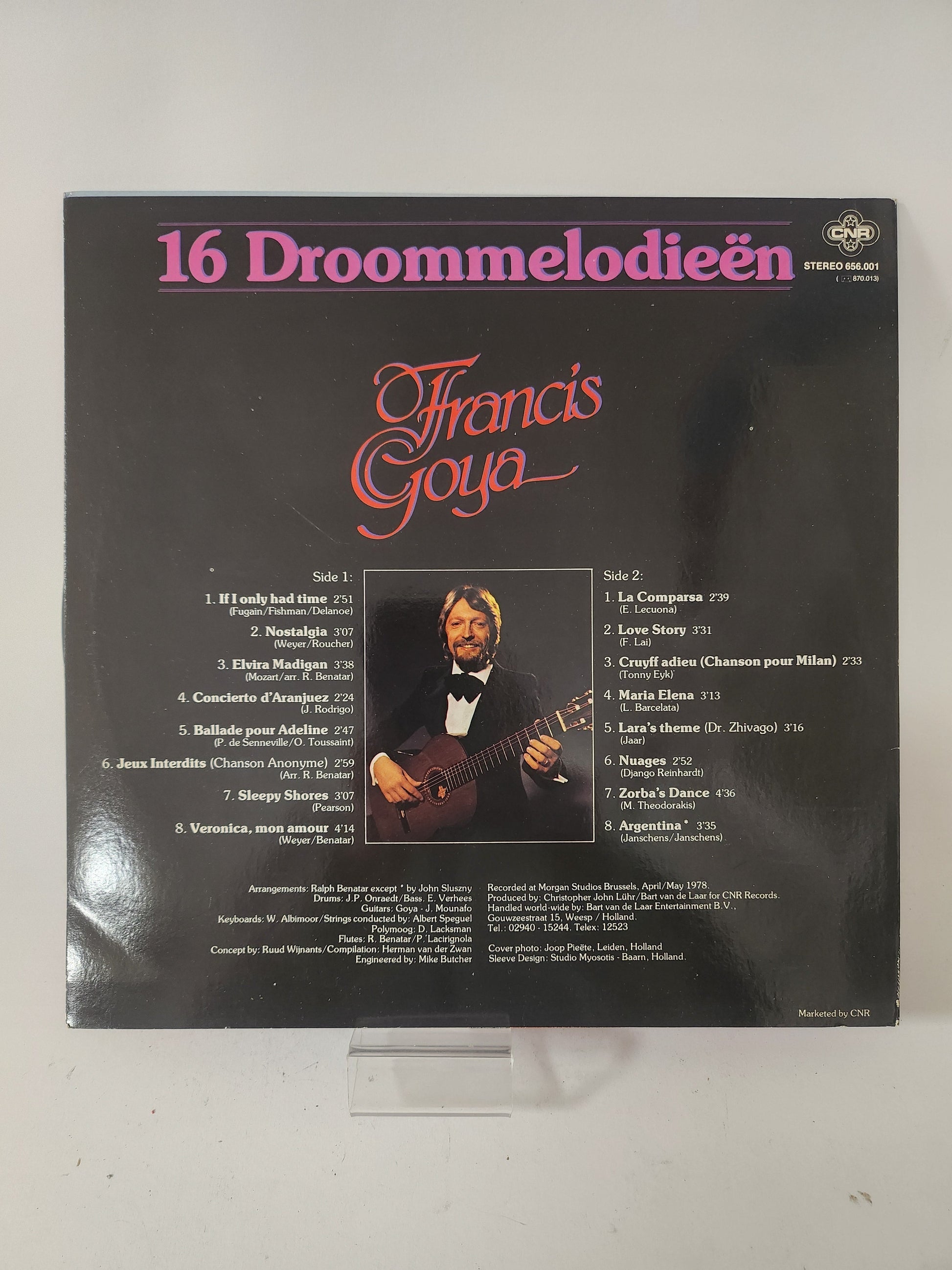 Francis Goya: 16 Droommelodieën LP Vinyl - Lp Vinyl