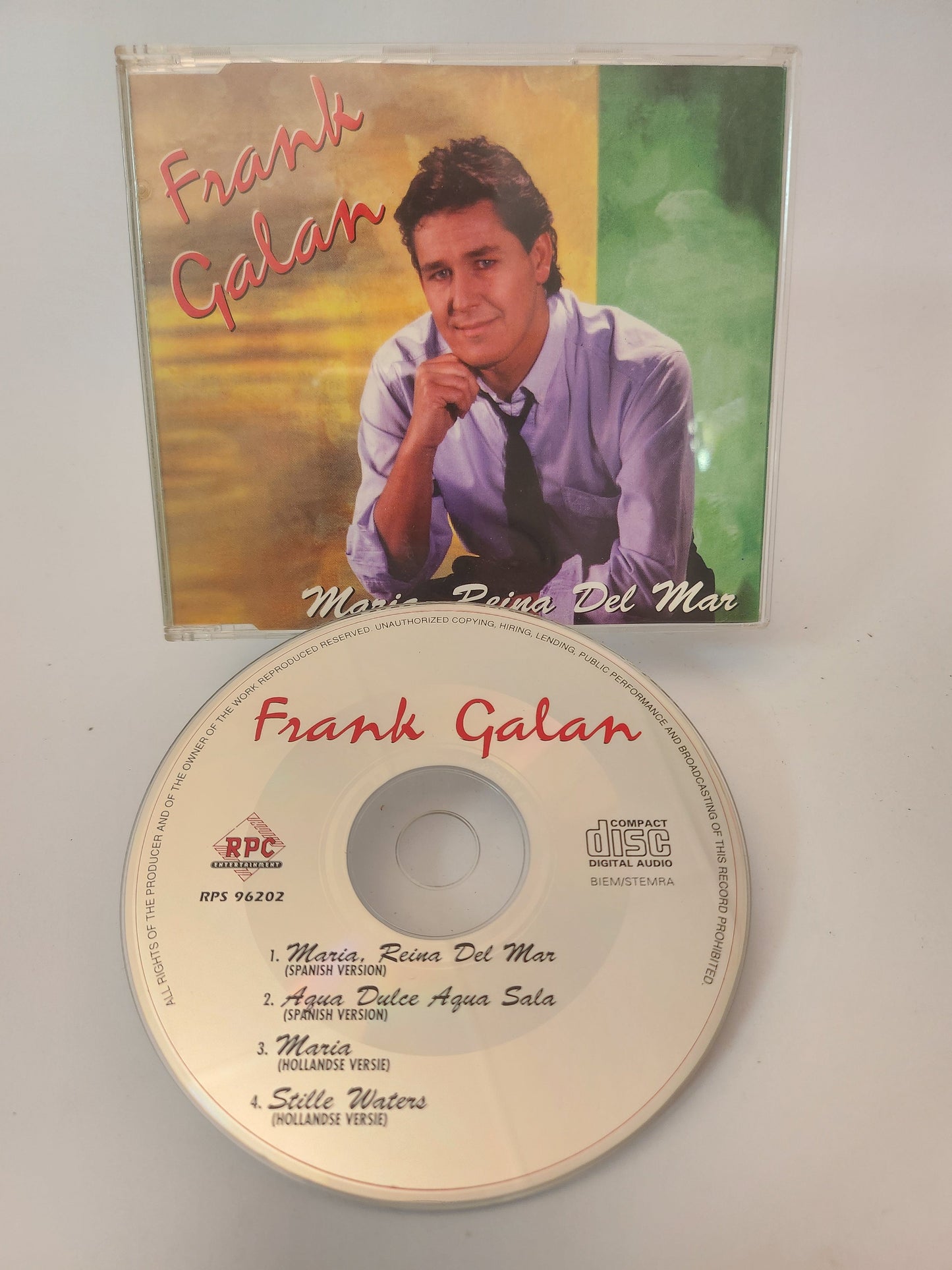 Frank Galan: Maria Reina del Mar CD Single - CD Single