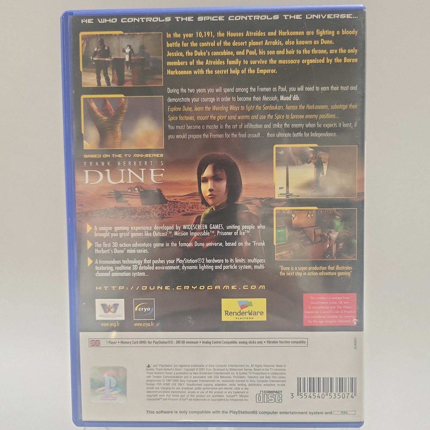 Frank Herbert's Dune Playstation 2 - Feniks Gameshop