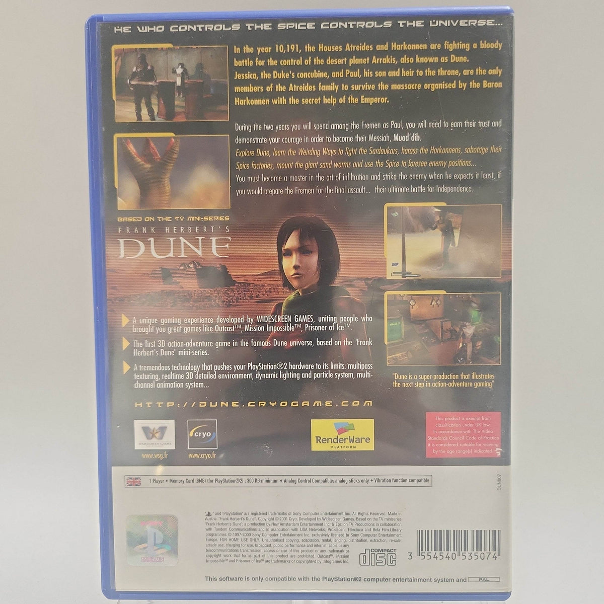 Frank Herbert's Dune Playstation 2 - Feniks Gameshop