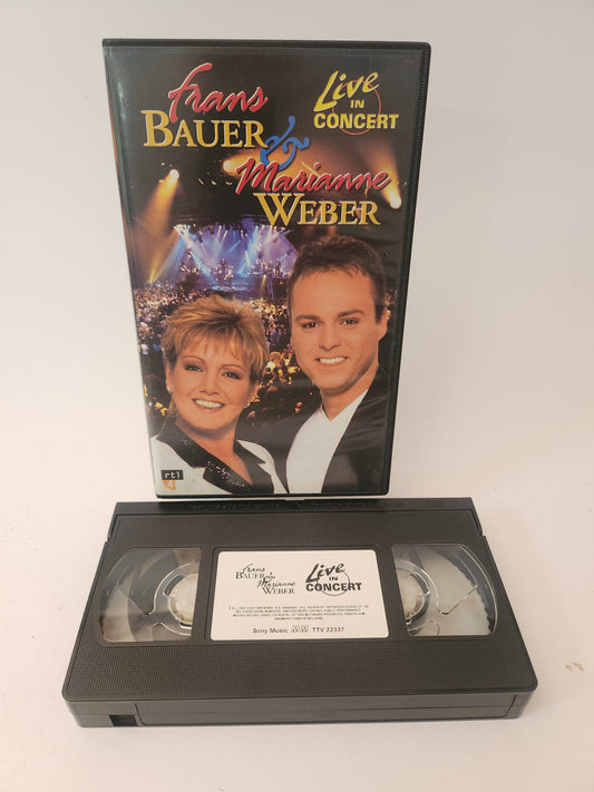 Frans Bauer & Marianne Weber Live in Concert VHS - VHS Volwassenen