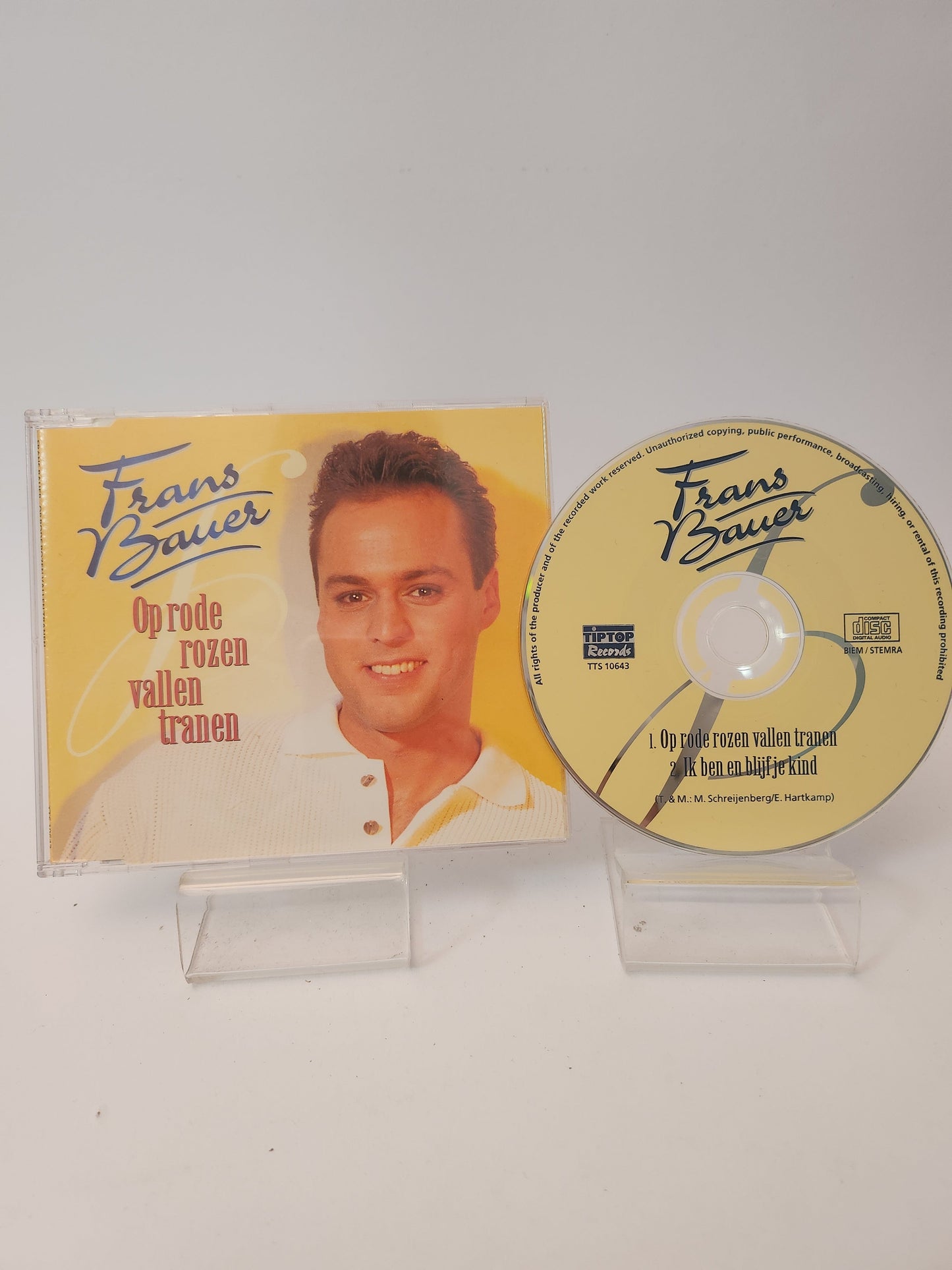 Frans Bauer: Op Rode Rozen vallen Tranen CD Single - CD Single