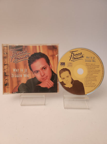 Frans Bauer: Wat ik je Wil Zeggen CD - Cd