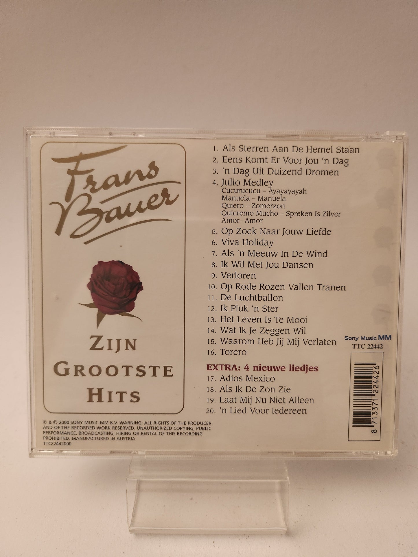 Frans Bauer: Zijn Grootste Hits CD - Cd