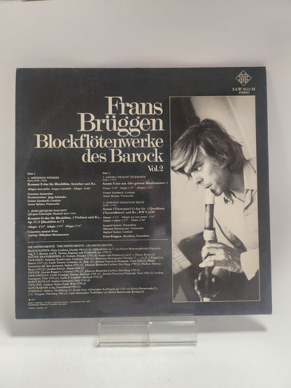 Frans Brüggen: Blockflötenwerke des Barock Volume 2 LP Vinyl - Lp Vinyl