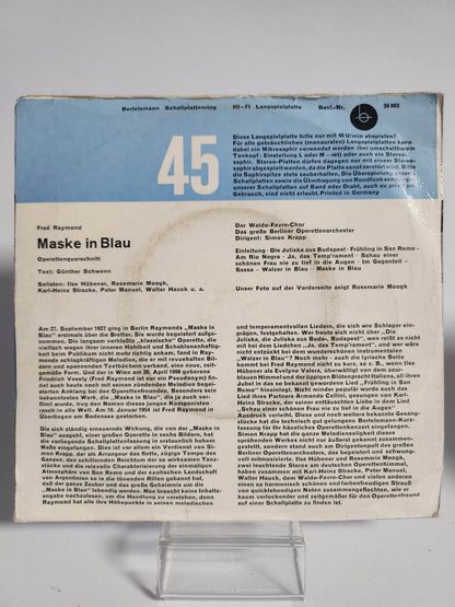 Fred Raymond: Maske in Blau Single Vinyl - Feniks Gameshop