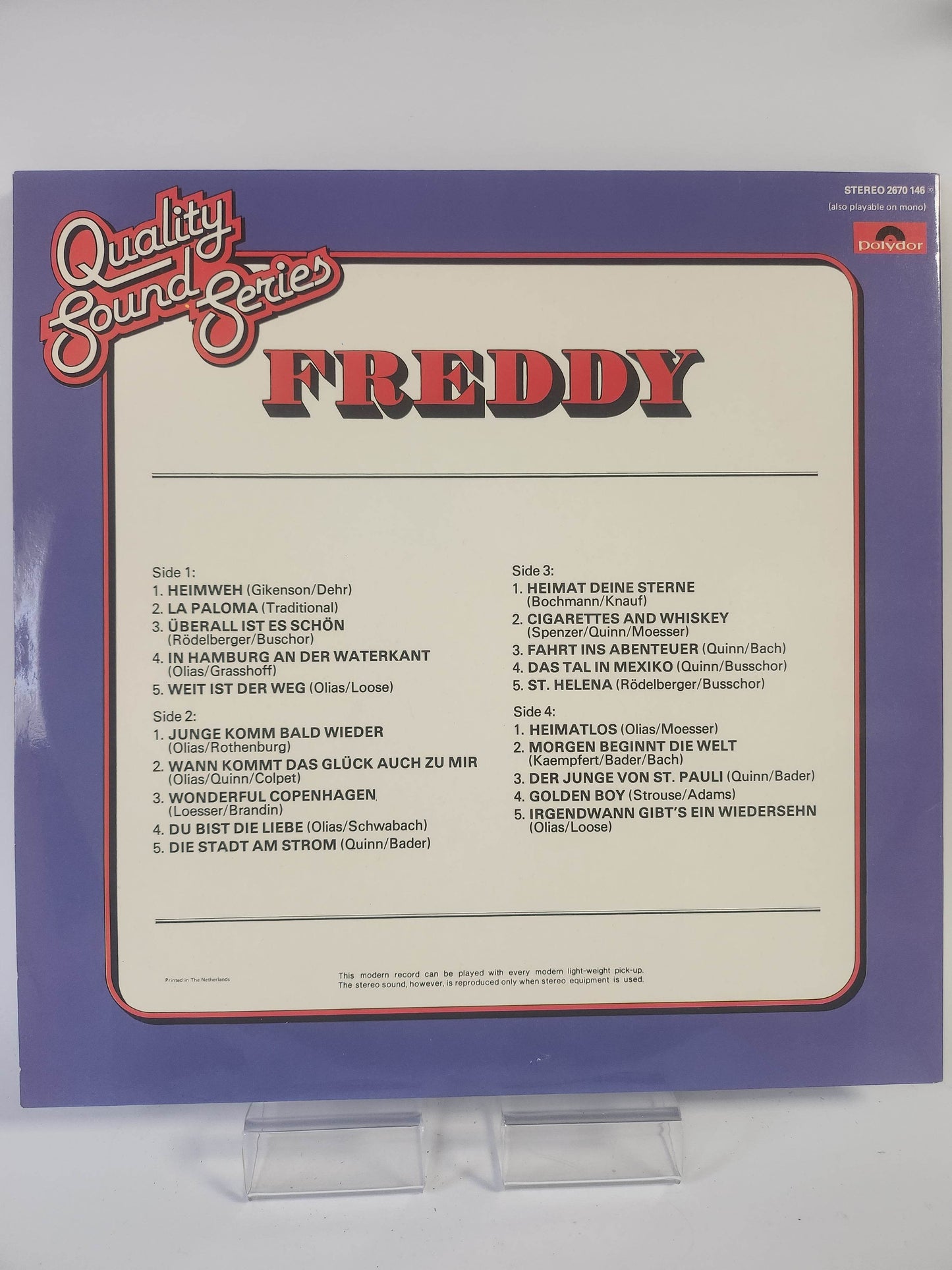 Freddy LP Vinyl - Feniks Gameshop